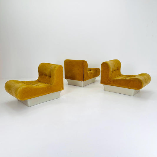 1 of 3 Mid Century Space Age “Sofalette” Lounge Chairs by Otto Zapf - Vistoe 1970s Germany