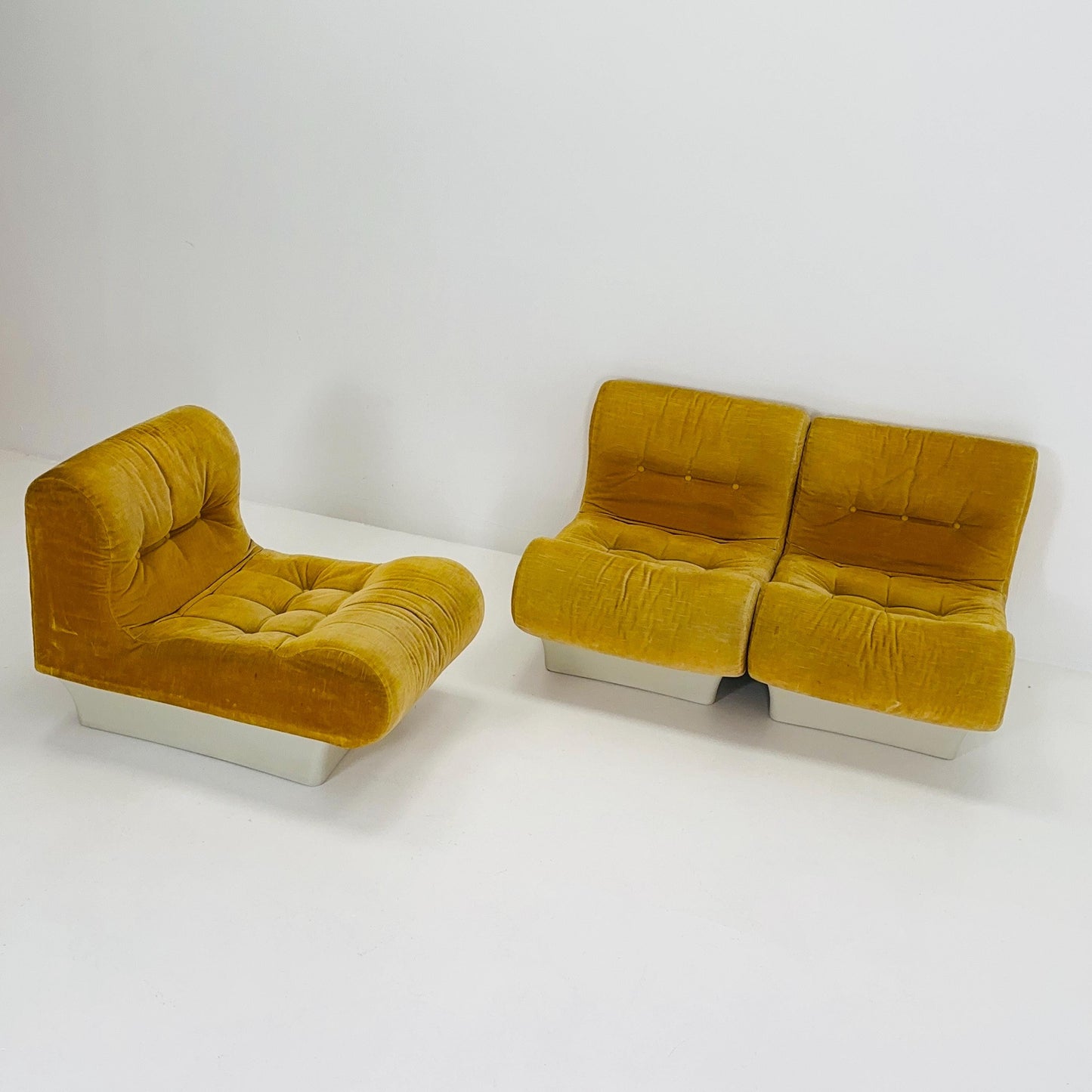 1 of 3 Mid Century Space Age “Sofalette” Lounge Chairs by Otto Zapf - Vistoe 1970s Germany