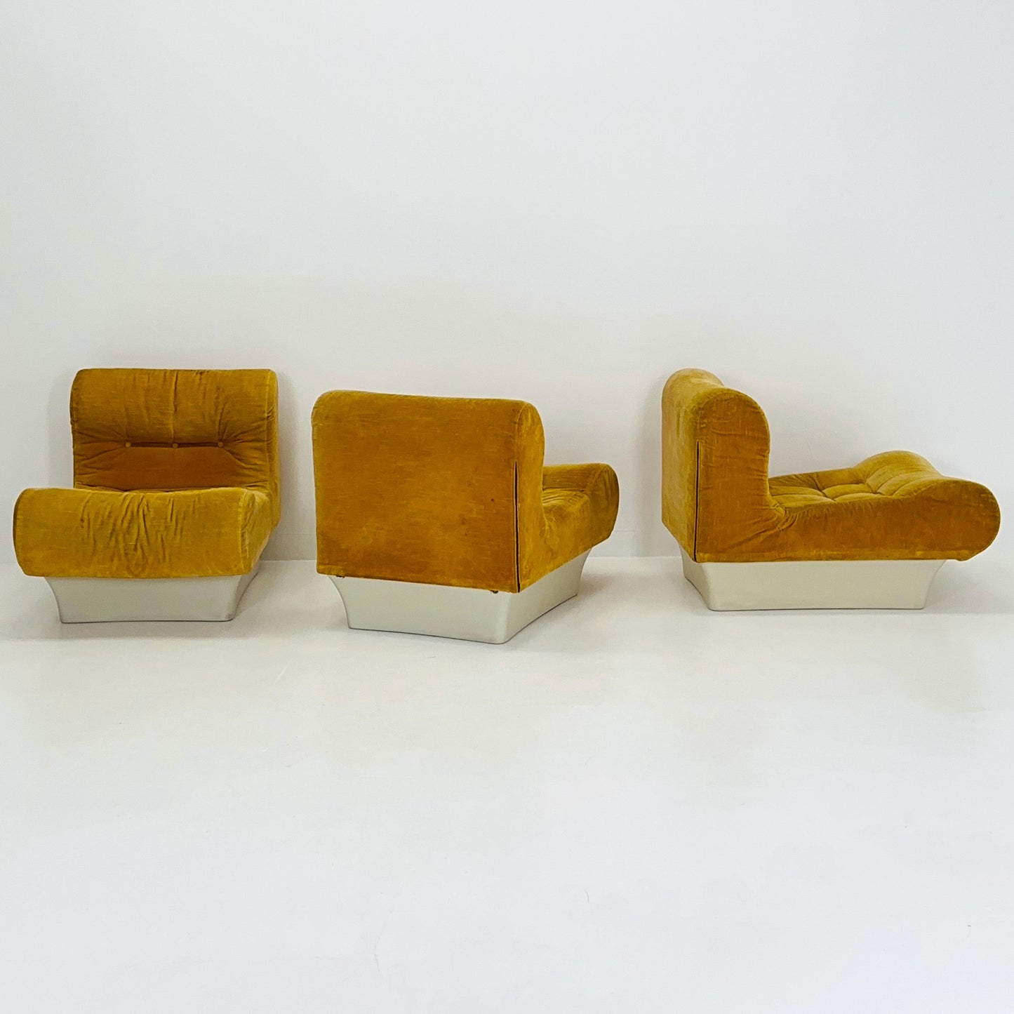 1 of 3 Mid Century Space Age “Sofalette” Lounge Chairs by Otto Zapf - Vistoe 1970s Germany