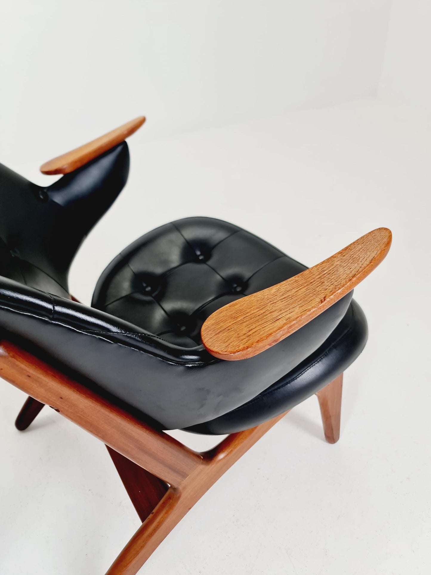 Danish Modern Teak Armchairs BY Carl Edward Matthes Modell 33 Set of 2 , 1960s