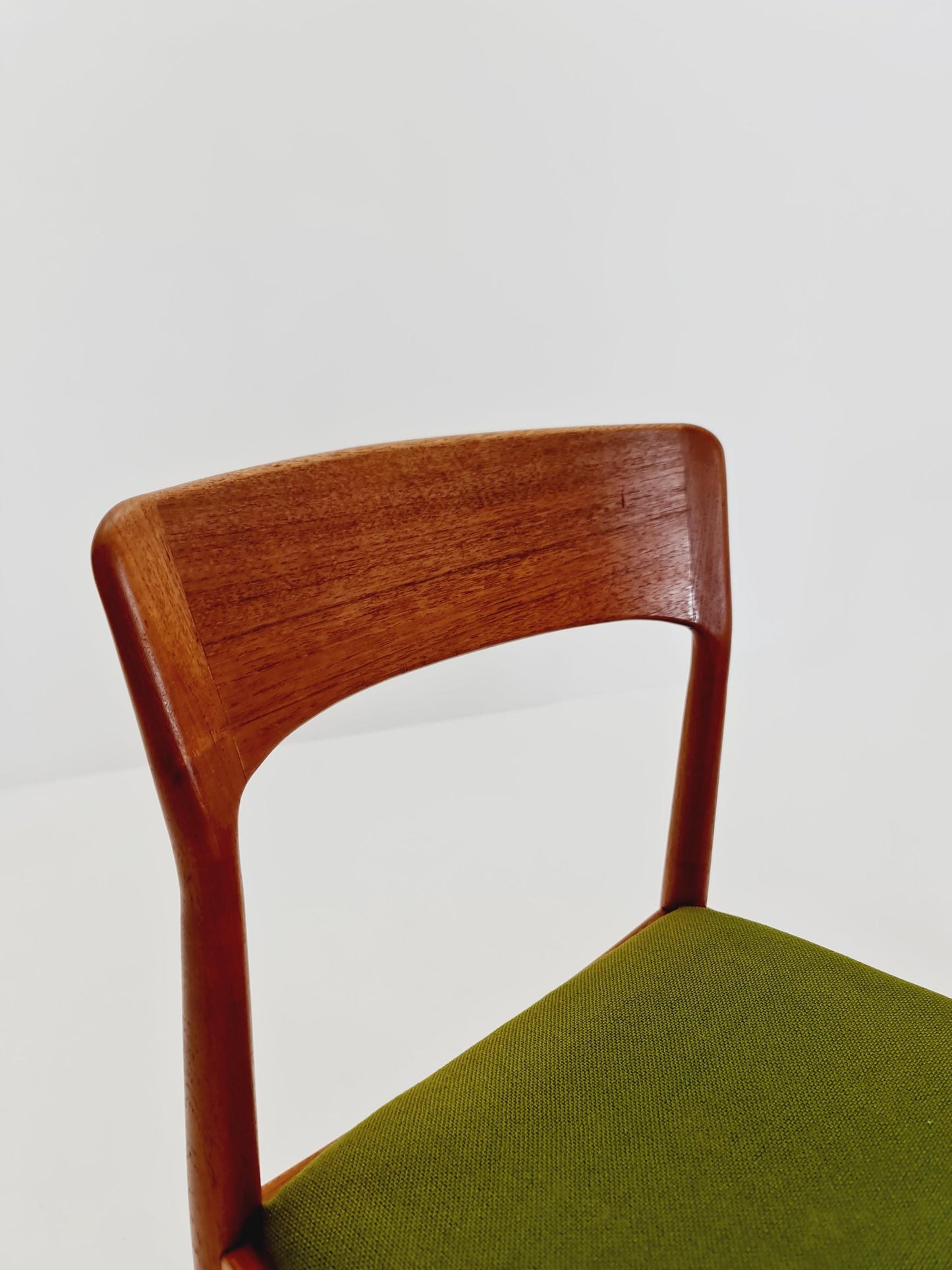 Vintage Danish solid teak dining chairs By Kai Kristiansen for K.S , 1960s, Set of 6