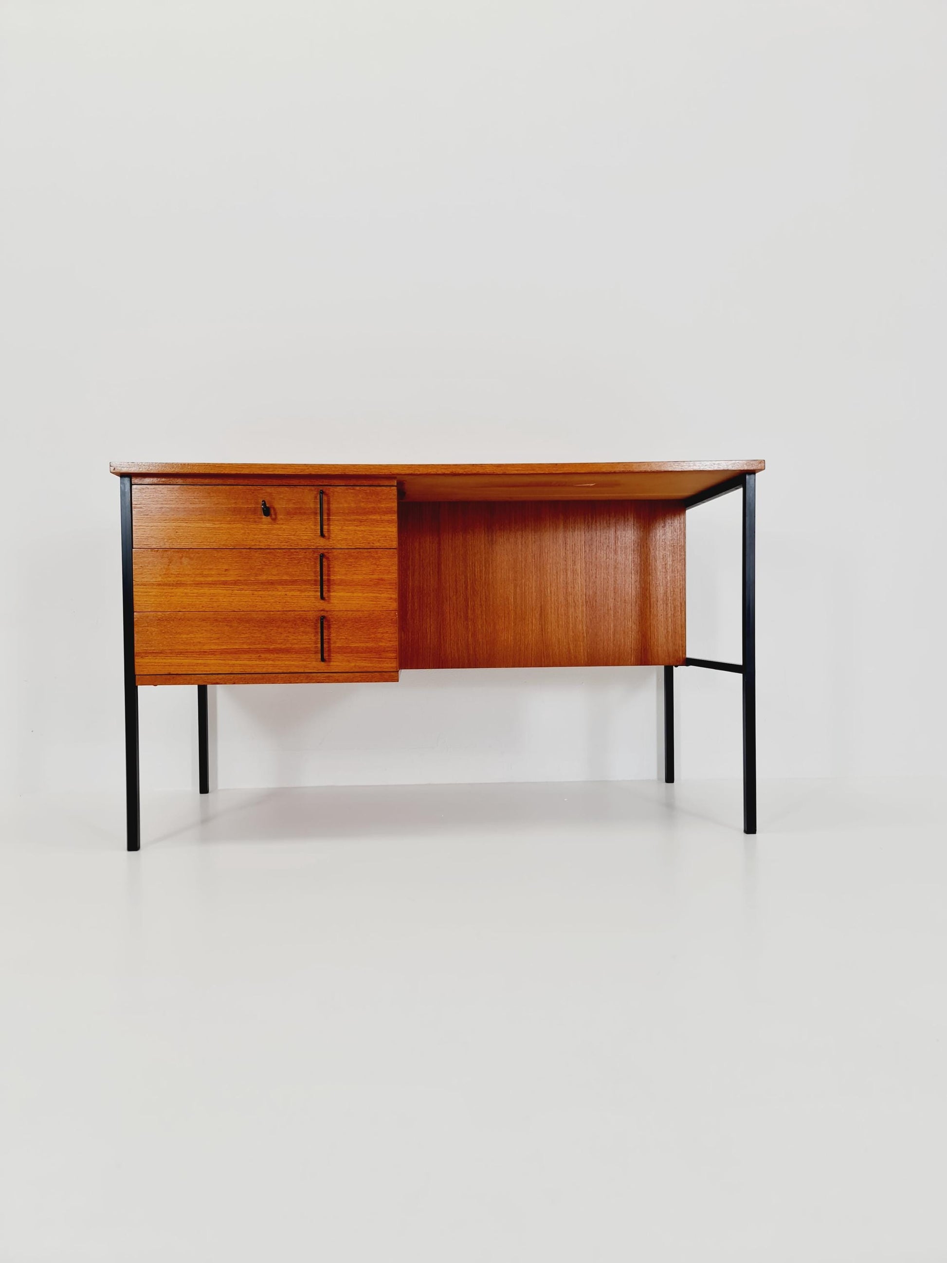 Mid century vintage desk German desk by Günther Renkel for Rego Möbel , 1950s