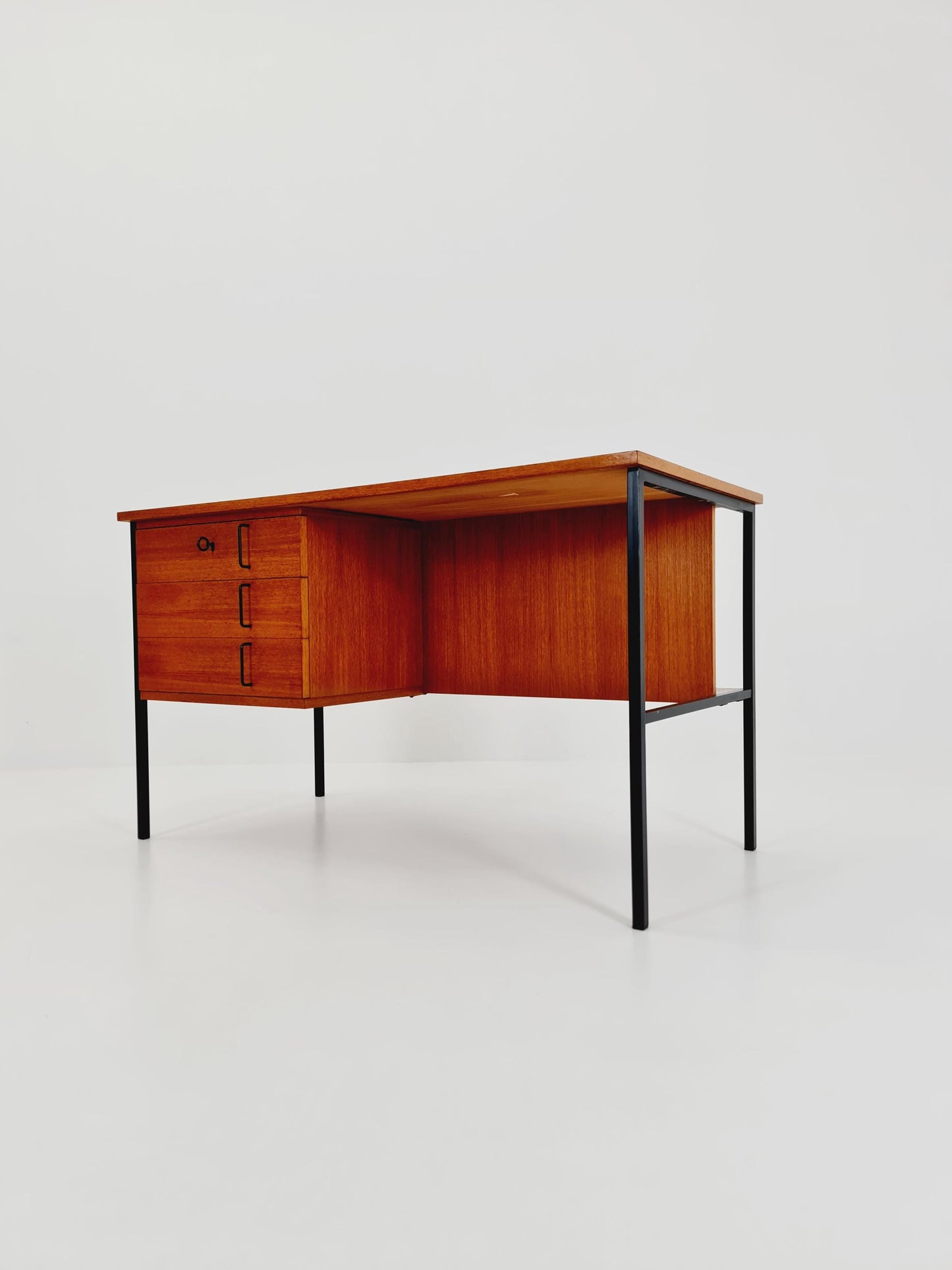 Mid century vintage desk German desk by Günther Renkel for Rego Möbel , 1950s