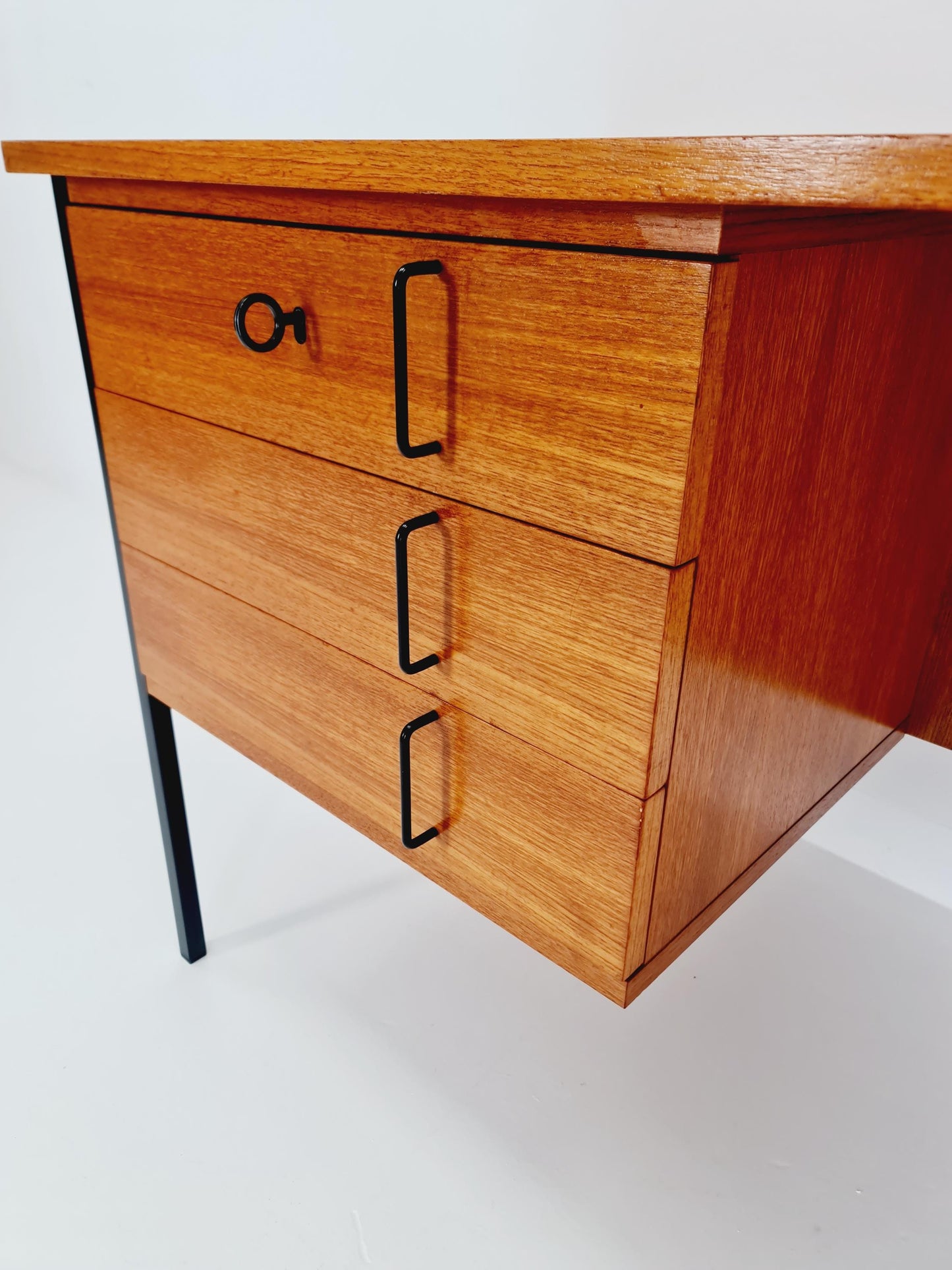 Mid century vintage desk German desk by Günther Renkel for Rego Möbel , 1950s