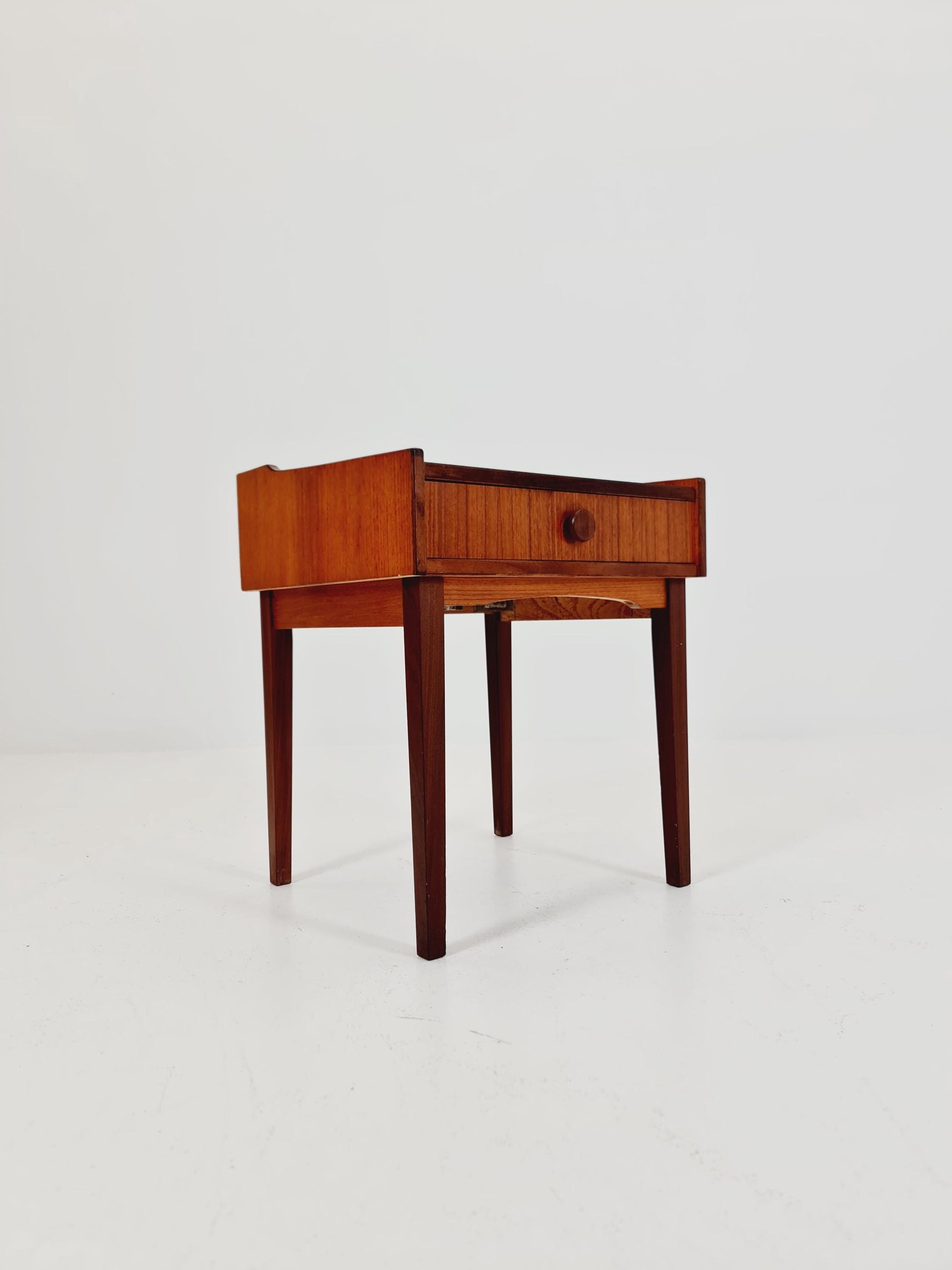 Danish MidCentury teak nightstand / bedside tables, 1960s