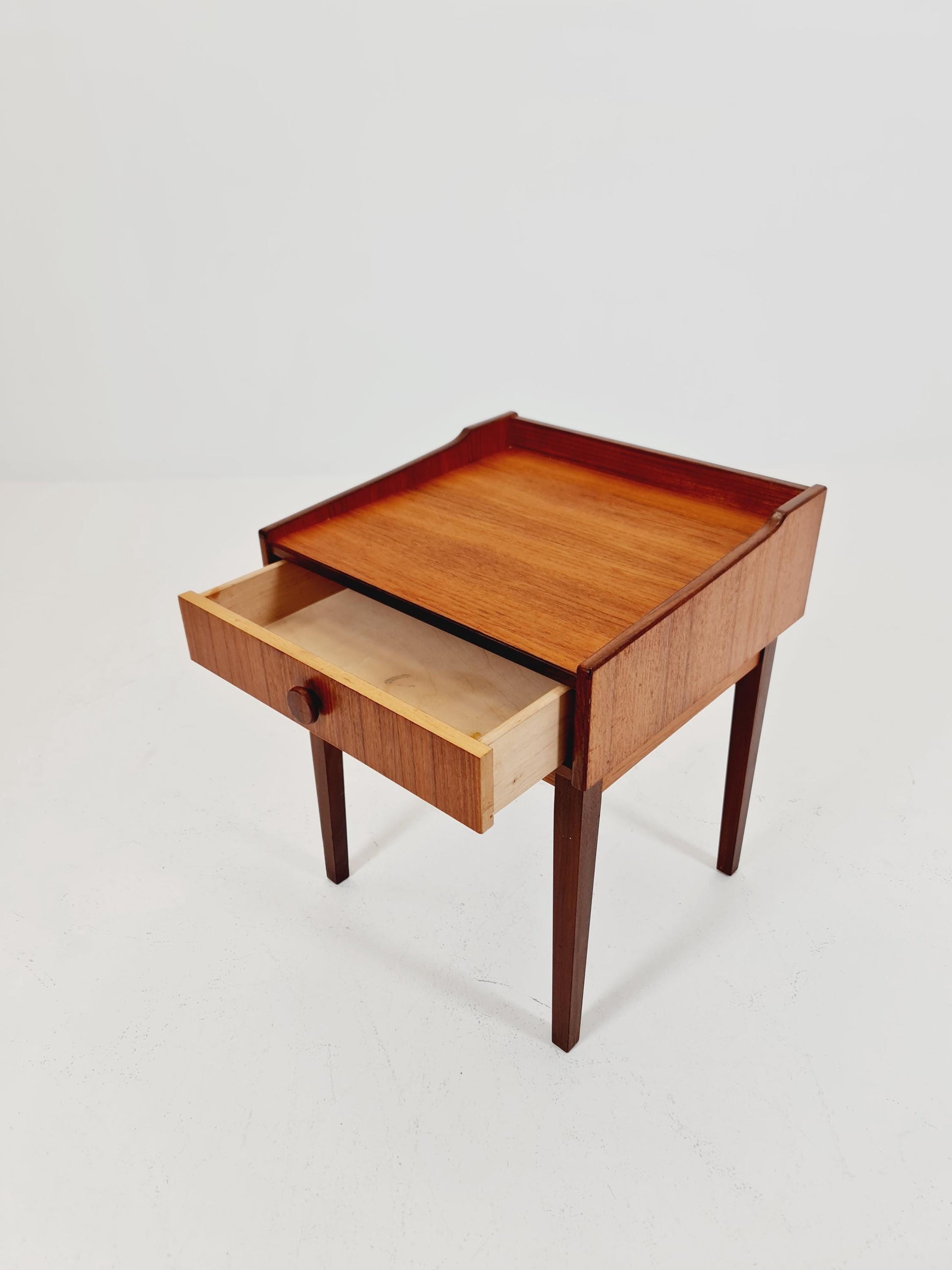 Danish MidCentury teak nightstand / bedside tables, 1960s
