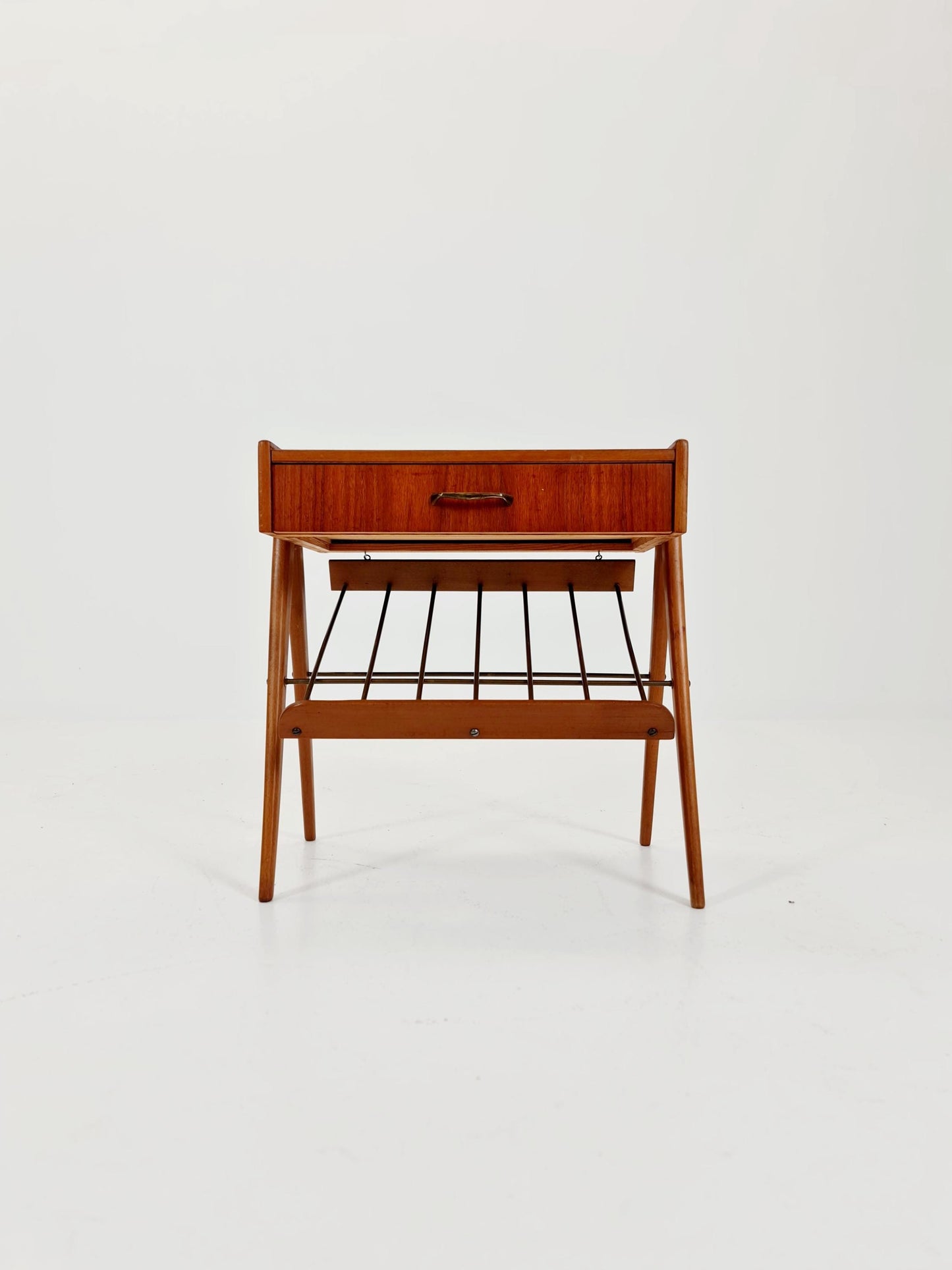 Midcentury Danish teak vintage Side table/ Bedside table/ Night stand, 1960s