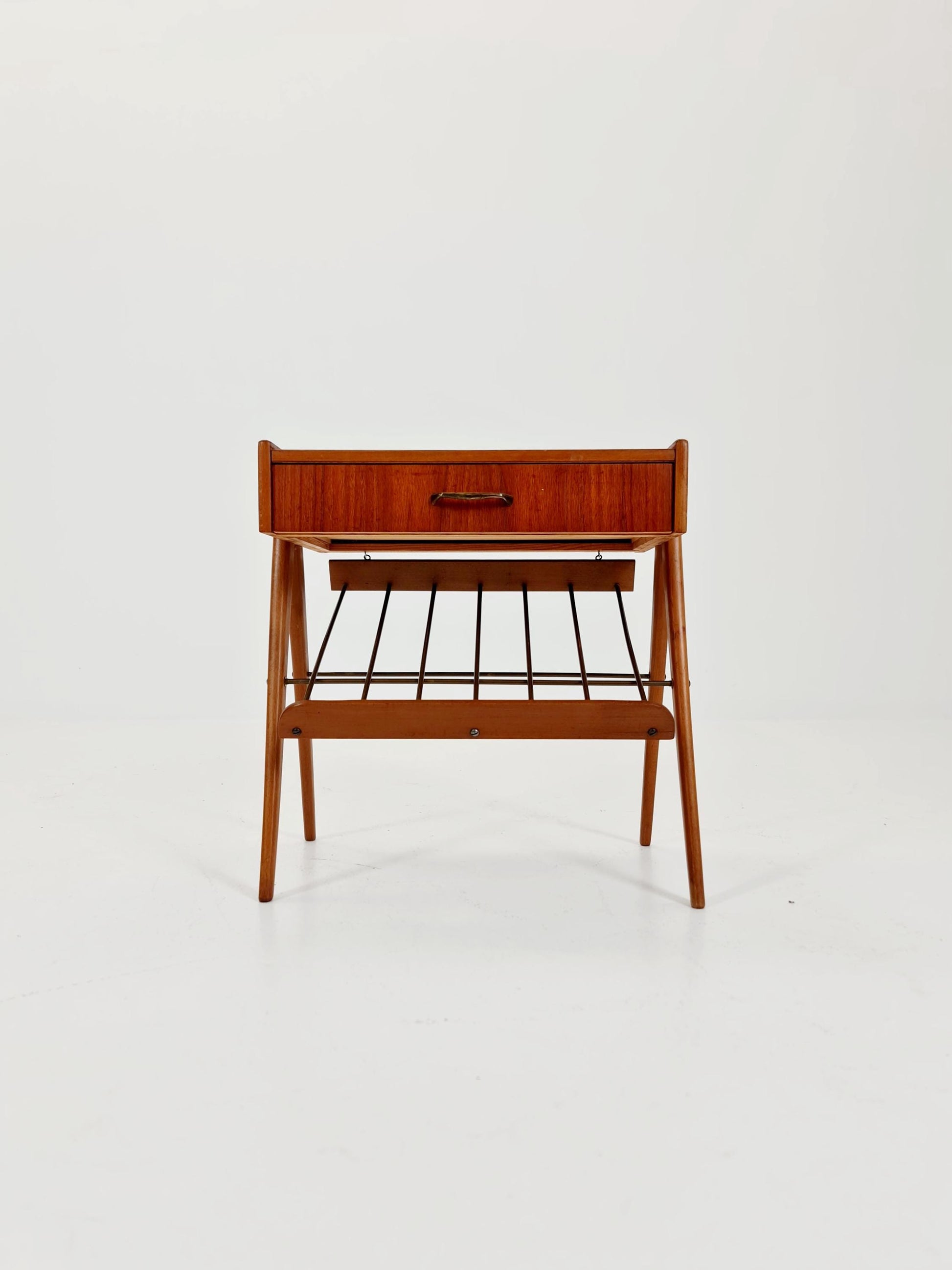Midcentury Danish teak vintage Side table/ Bedside table/ Night stand, 1960s