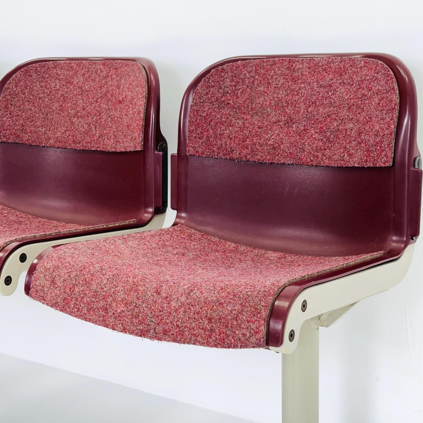 Mid Century Space Age 4-Seat Bench by J.B. Meijer for Kembo, Holland 1990s