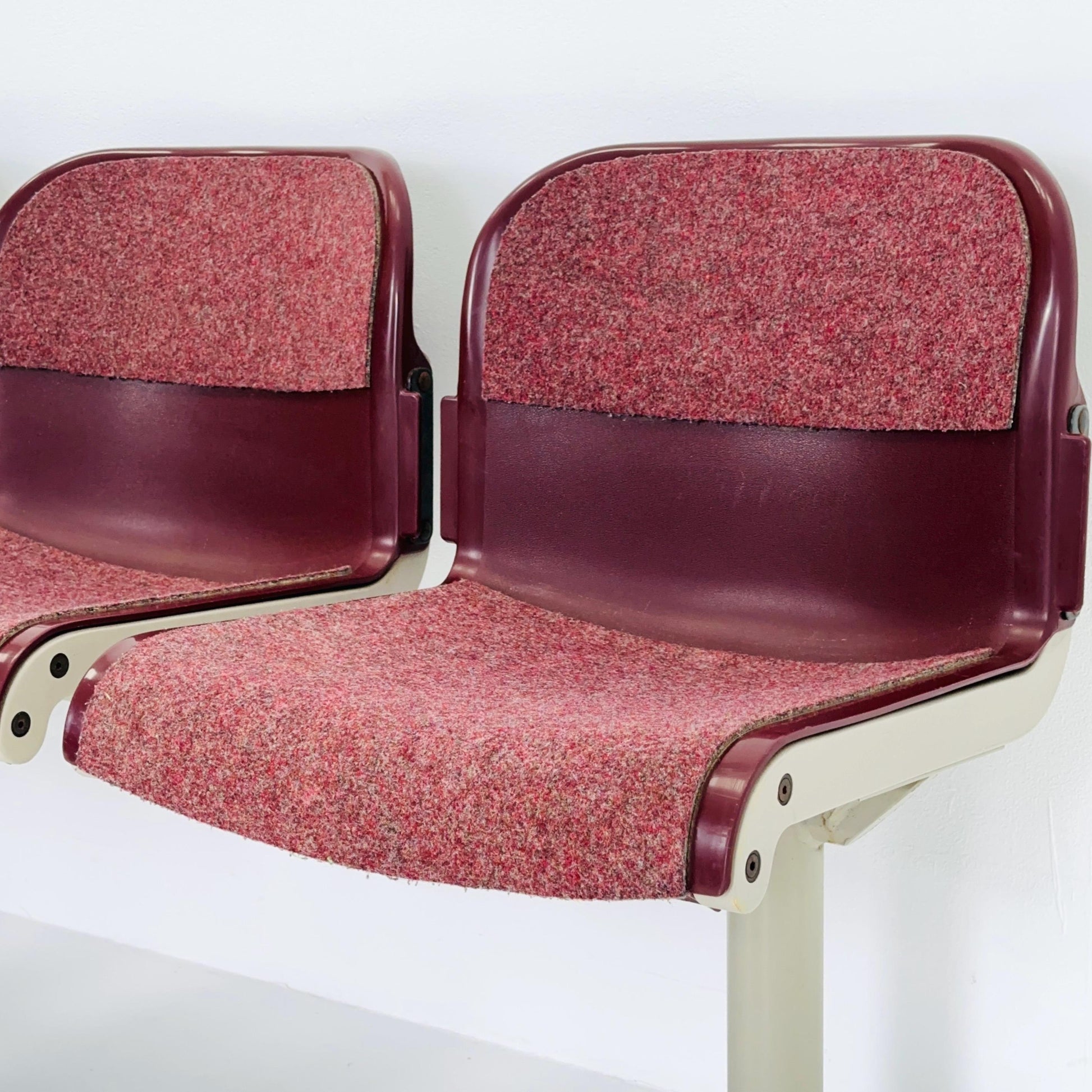 Mid Century Space Age 4-Seat Bench by J.B. Meijer for Kembo, Holland 1990s