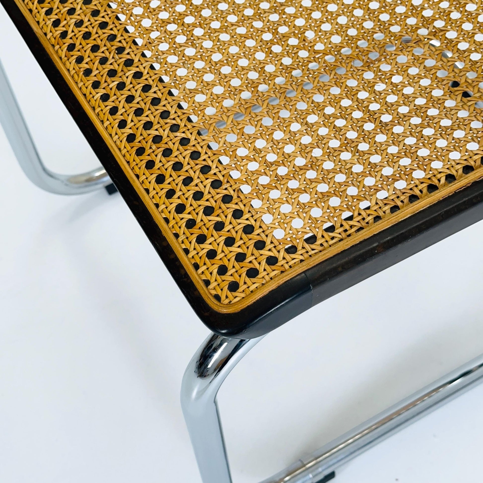 Mid century Original Cesca S64 Cantilever Armchair by Marcel Breuer, Bauhaus Design, Germany Thonet 1970s