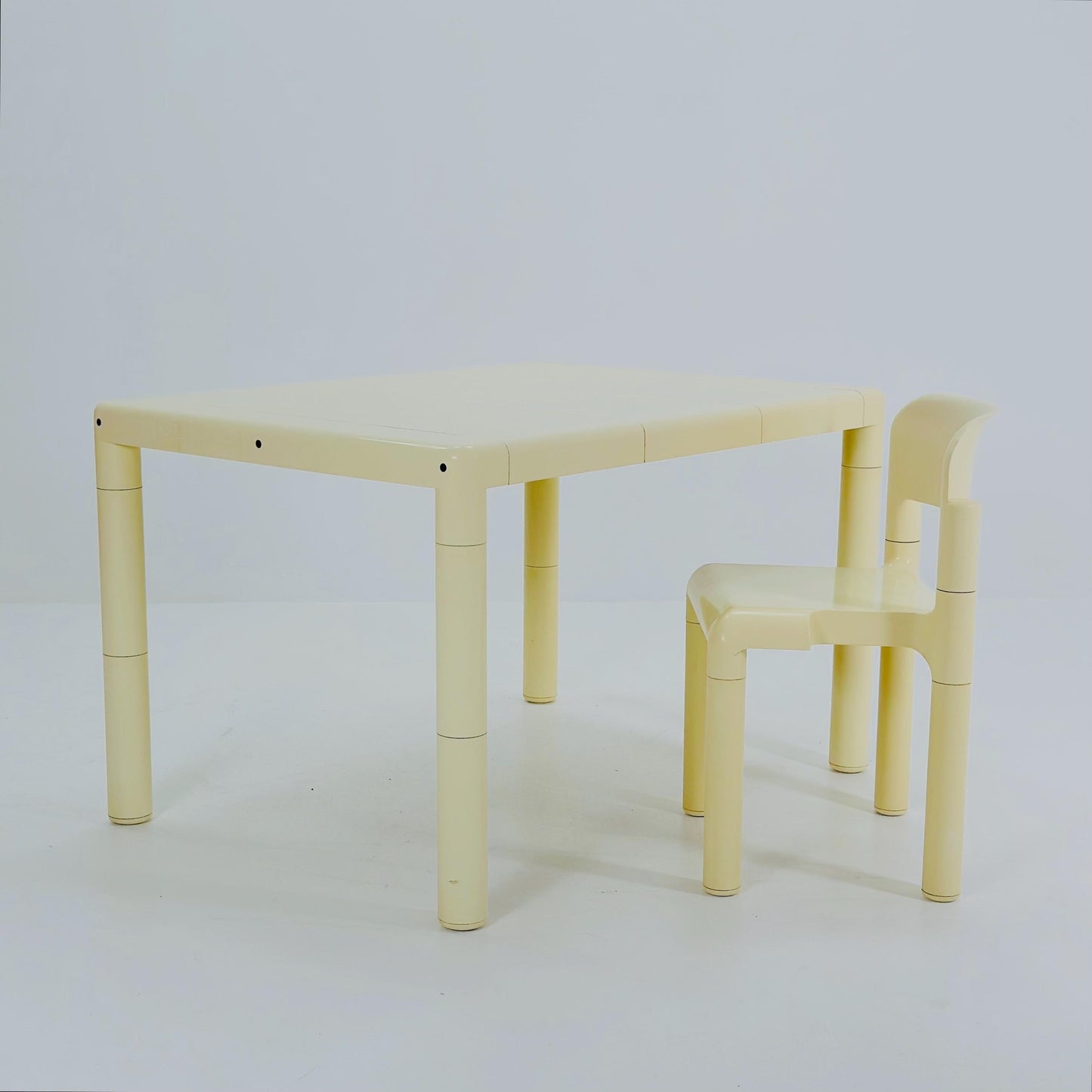 Mid Century Eero Aarnio Space Age Desk Set – Table & Chair by UPO Furniture, Finland 1980s