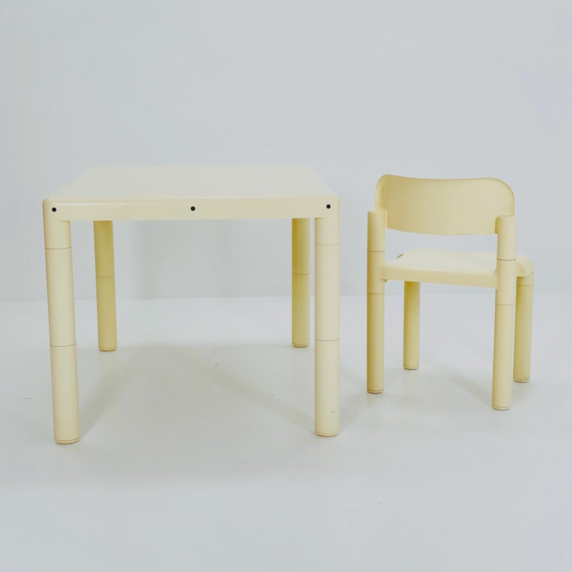 Mid Century Eero Aarnio Space Age Desk Set – Table & Chair by UPO Furniture, Finland 1980s