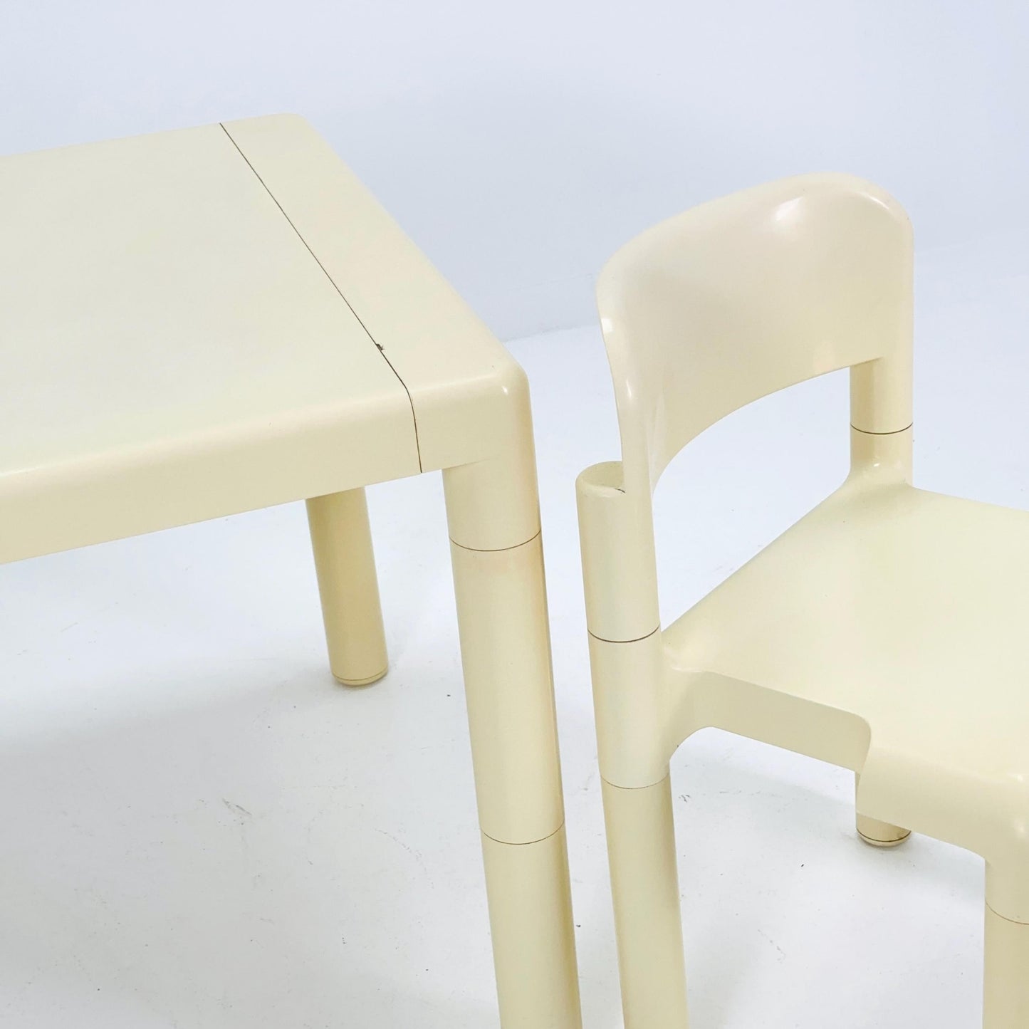 Mid Century Eero Aarnio Space Age Desk Set – Table & Chair by UPO Furniture, Finland 1980s