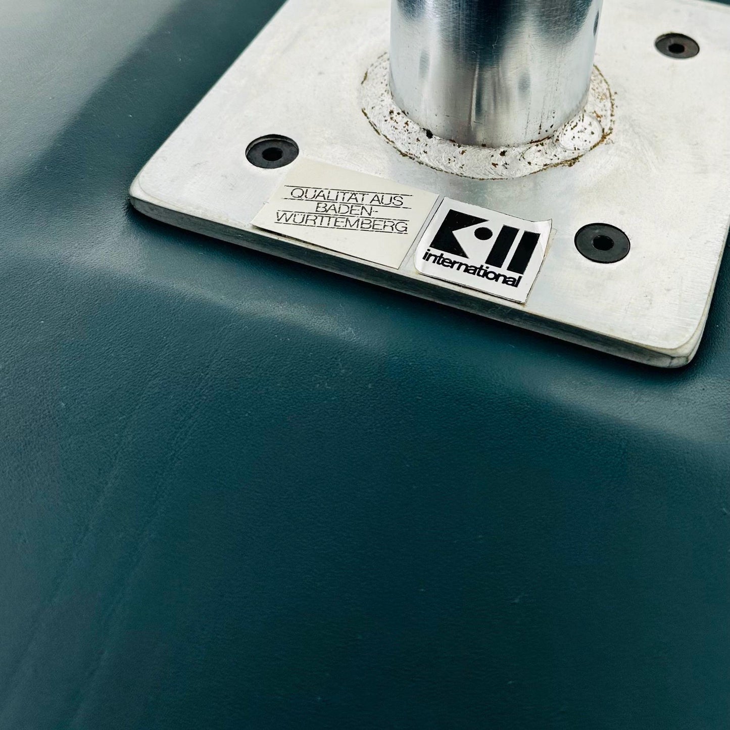 Mid centruy Tulip dark green Desk Chair Modell 6727 by Preben Fabricius & Jørgen Kastholm – for Walter Knoll, 1960s by Kill