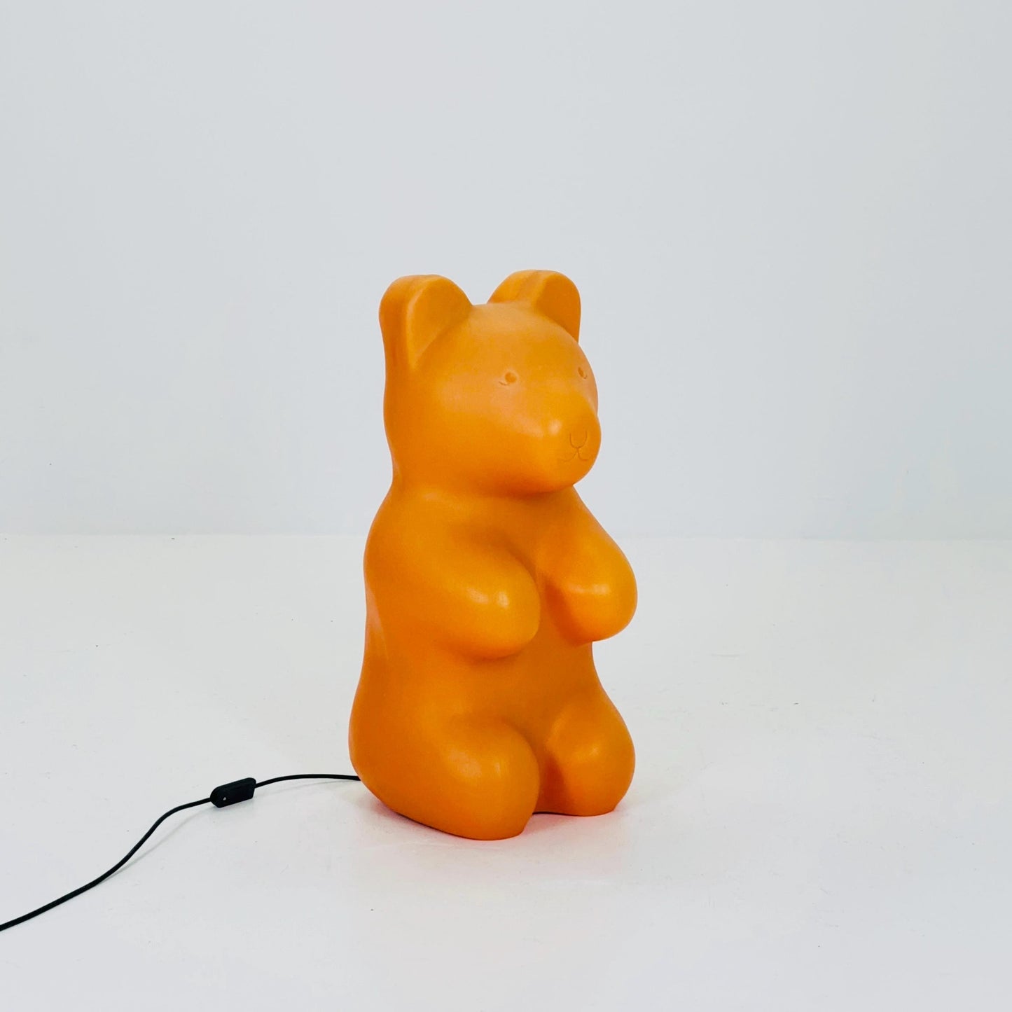 Retro large orange bear standing Lamp , by Heico 1980s Germany