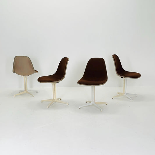 Set of 4 Mid Century ‘La Fonda’ Chairs by Charles & Ray Eames for Herman Miller, 1960s USA
