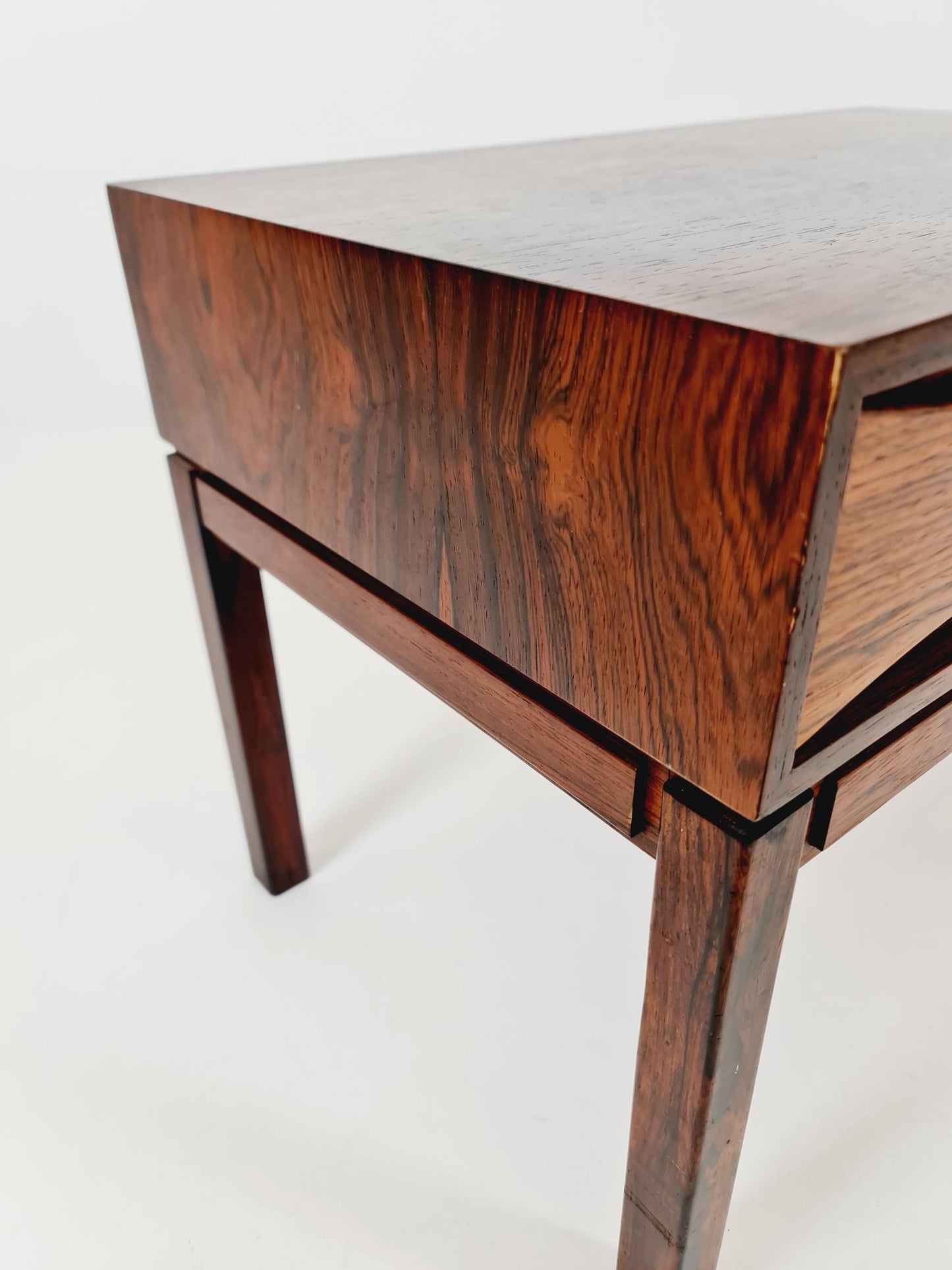 Danish teak & Rosewood telefon table/ hallway table Wards Ateljer AB Denmark, 1960s