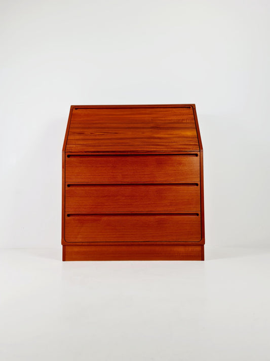 Midcentury Secretary Desk in teak by Kai kristiansen for touring , Denmark, 1960’s