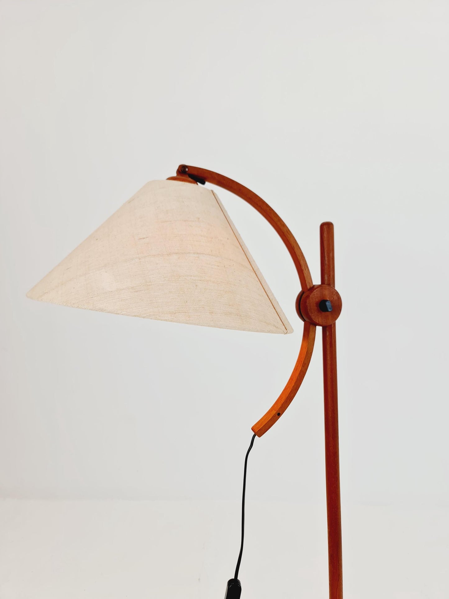 Vintage Danish Teak floor lamp by DOMUS 1970s