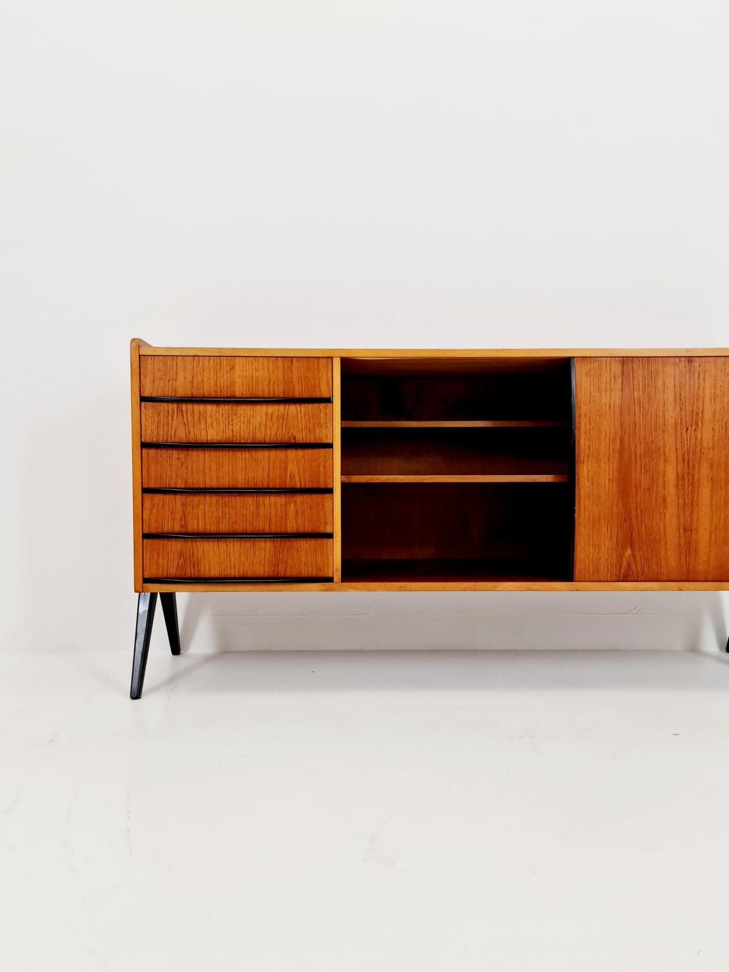 Rare Mid century Swedish Teak Sideboard by Bengt Ruda for Nordiska Kompaniet , 1960s