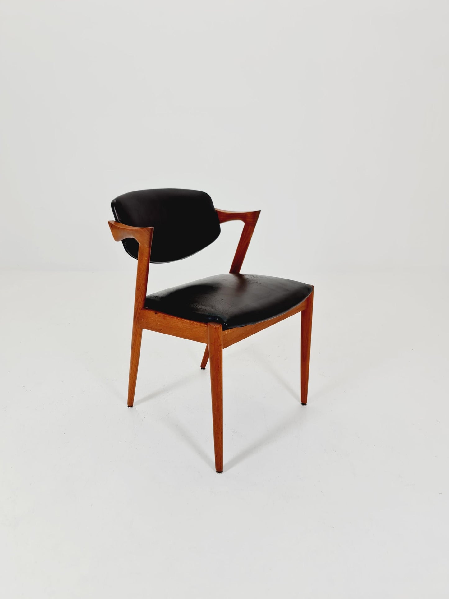 Mid Century Danish dining chair by Kai Kristiansen for Schou Andersen Model 42 - 1960s,