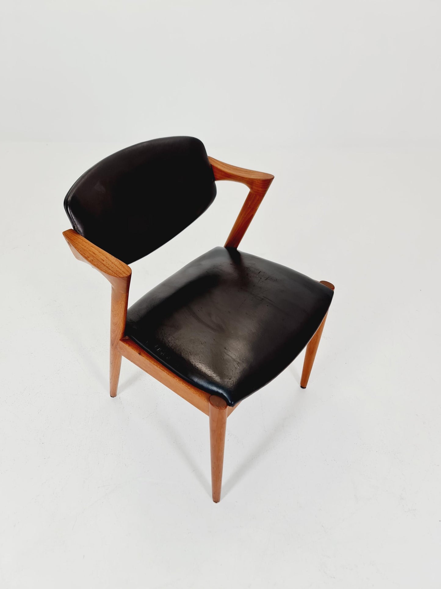 Mid Century Danish dining chair by Kai Kristiansen for Schou Andersen Model 42 - 1960s,