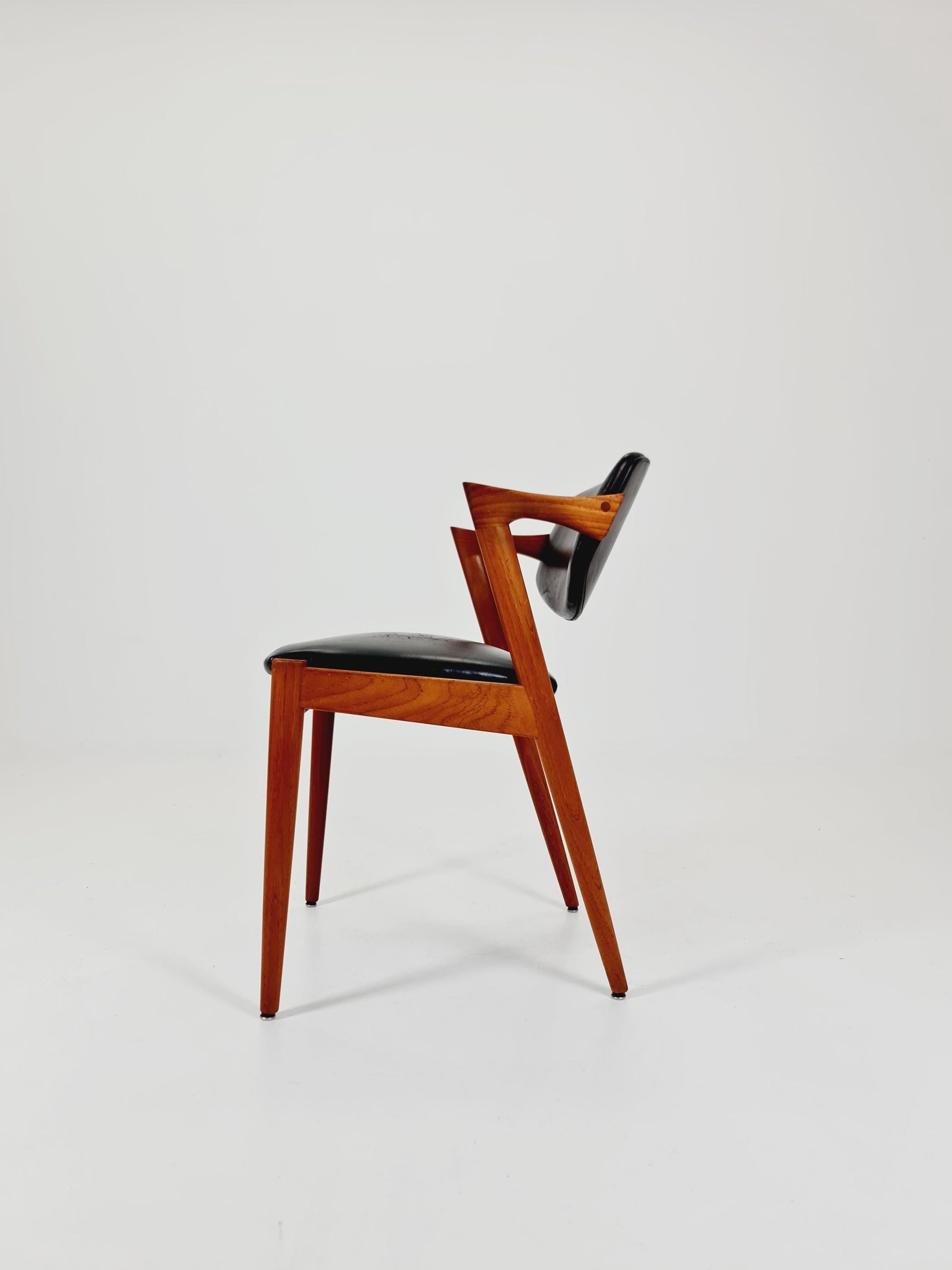 Mid Century Danish dining chair by Kai Kristiansen for Schou Andersen Model 42 - 1960s,