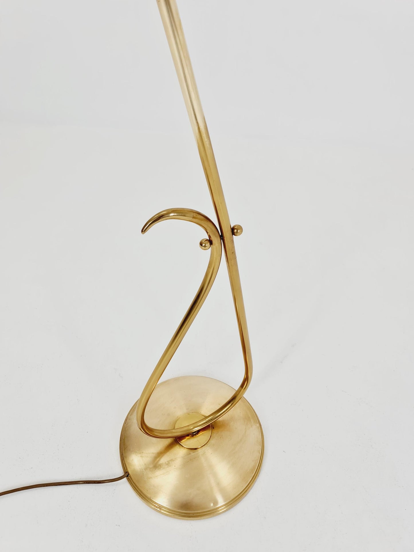 EXTREME RARE brass 1950s vintage floor lamp