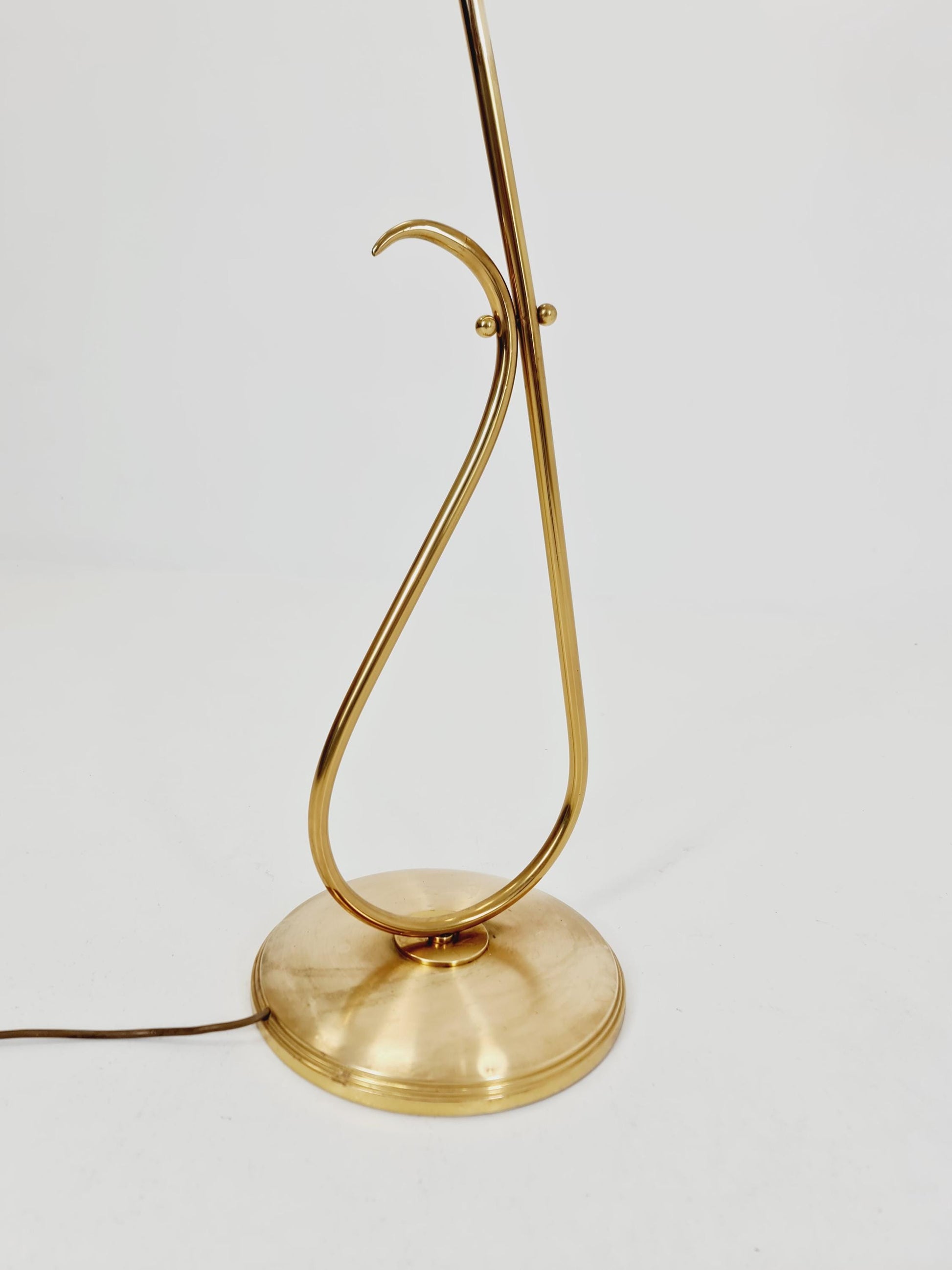EXTREME RARE brass 1950s vintage floor lamp