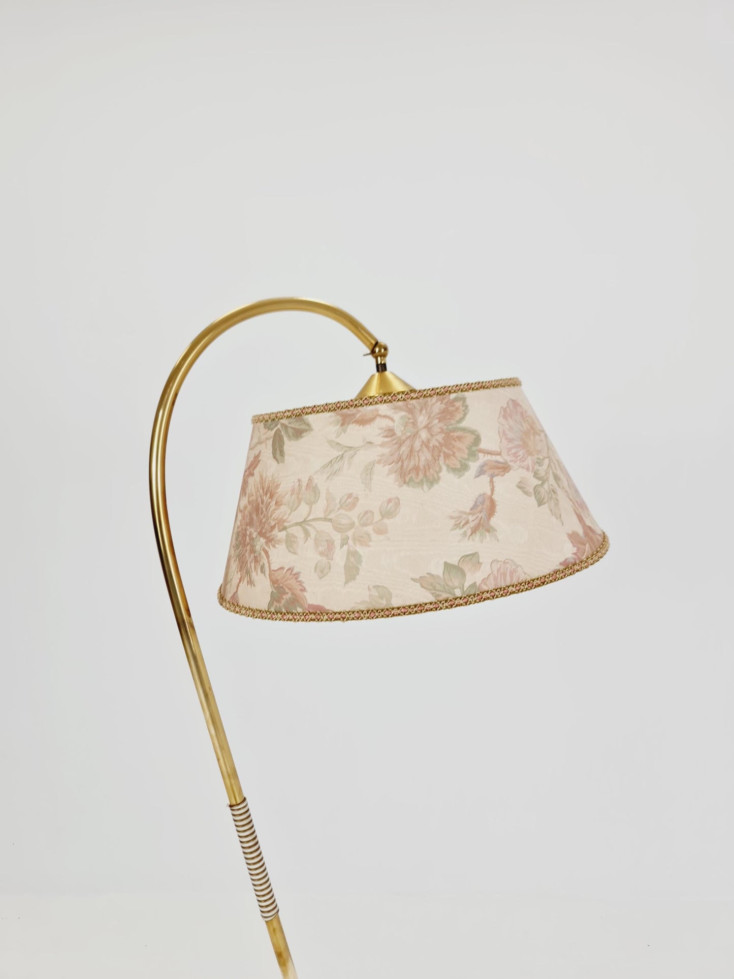 EXTREME RARE brass 1950s vintage floor lamp