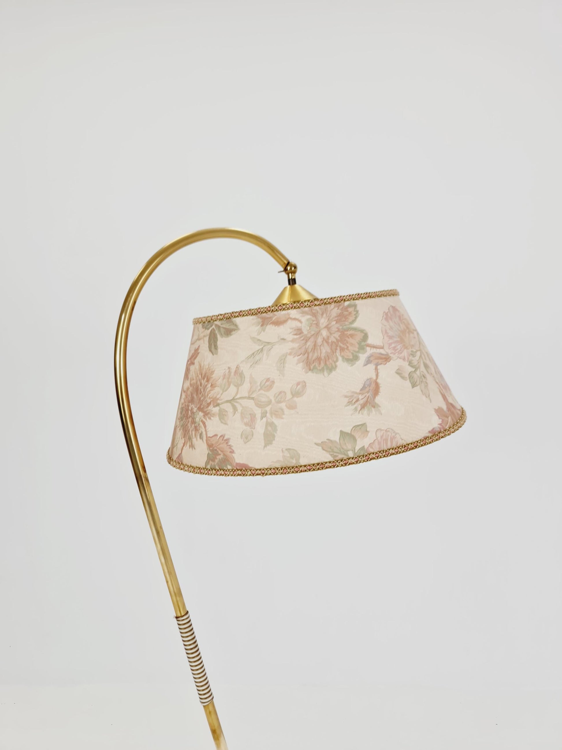 EXTREME RARE brass 1950s vintage floor lamp