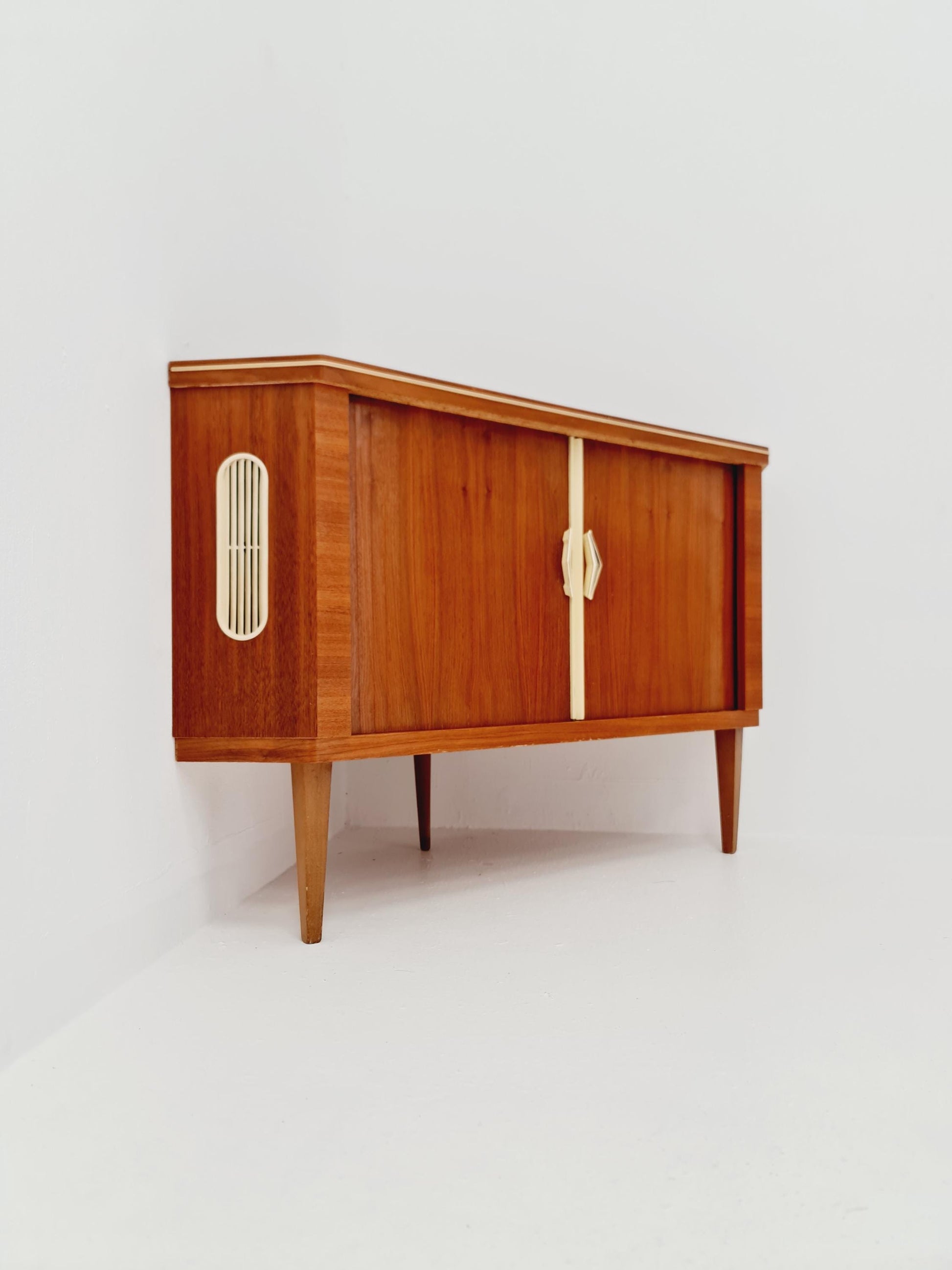 Rare Mid century Corner German bar/ sideboard, 1950s