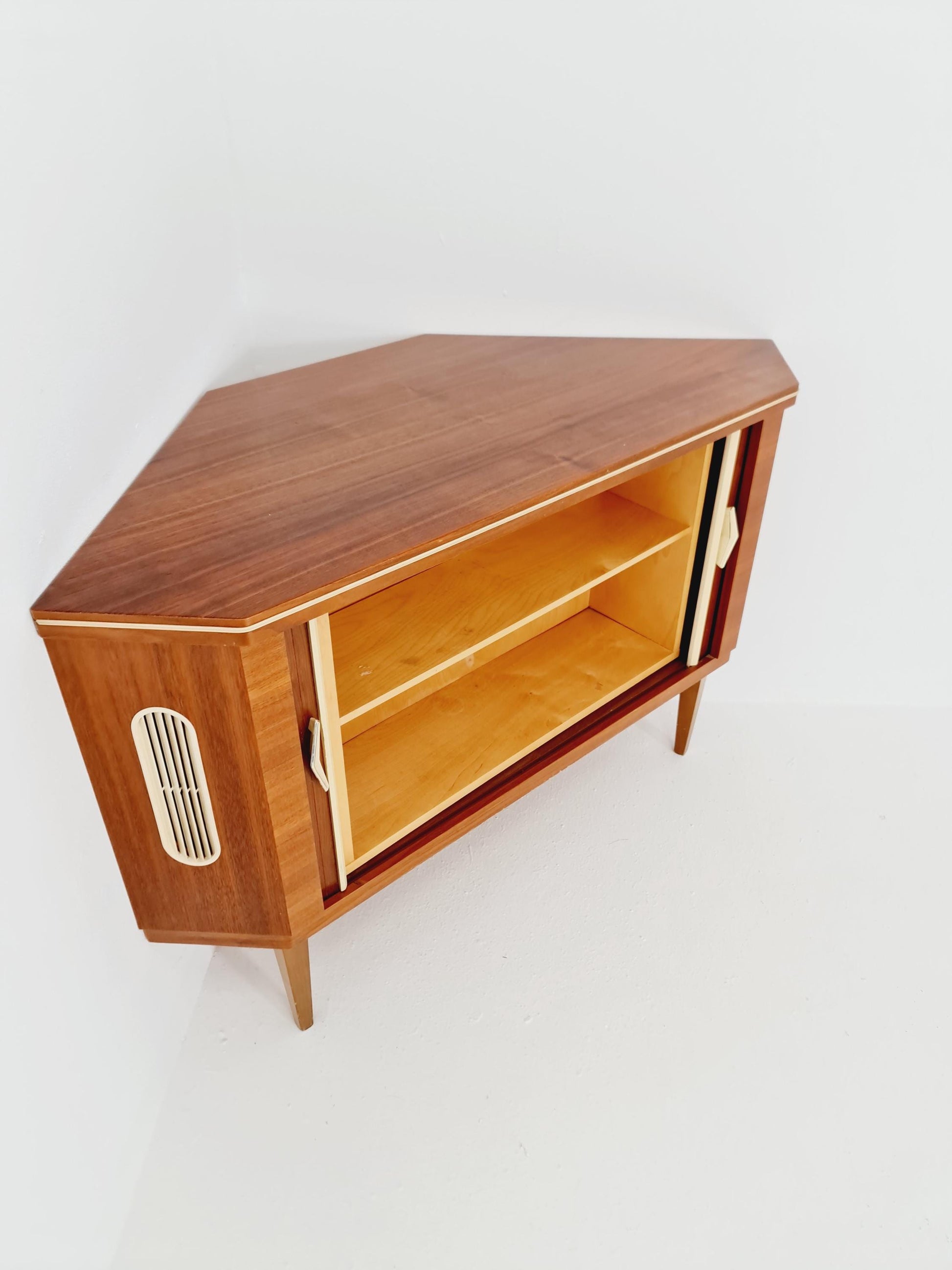 Rare Mid century Corner German bar/ sideboard, 1950s