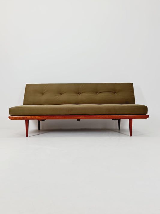 Midcentury Danish Daybed Teak wood by Peter Hvidt ,Orla Molgaard for France &Son Denmark ,1950s