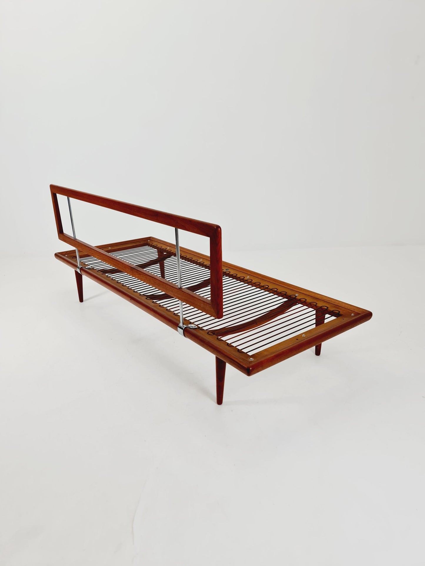 Midcentury Danish Daybed Teak wood by Peter Hvidt ,Orla Molgaard for France &Son Denmark ,1950s