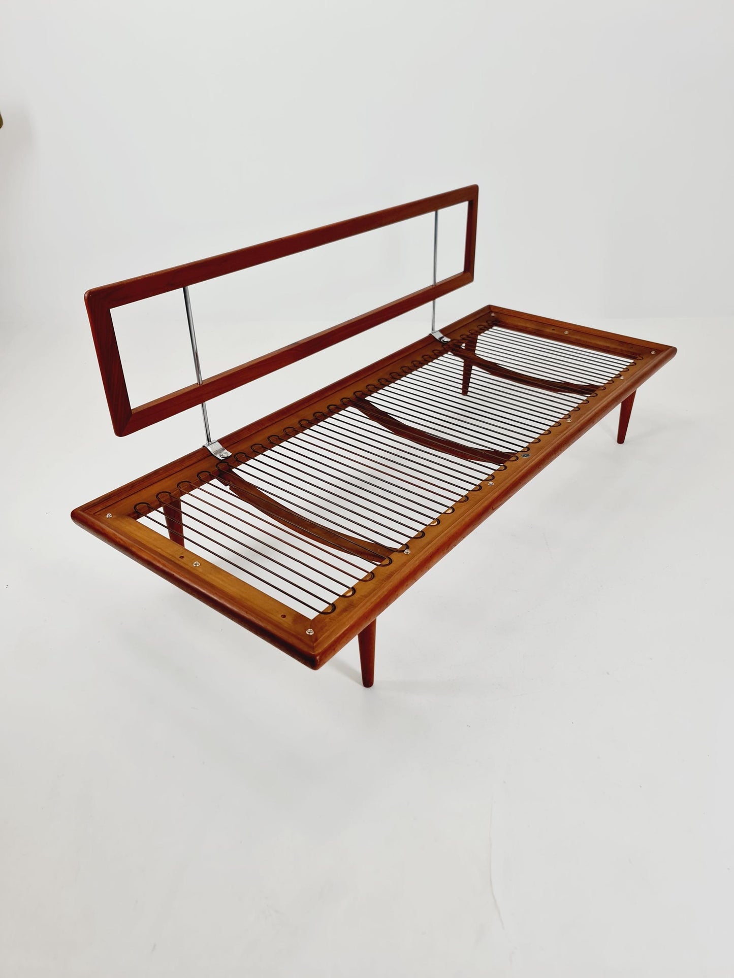Midcentury Danish Daybed Teak wood by Peter Hvidt ,Orla Molgaard for France &Son Denmark ,1950s