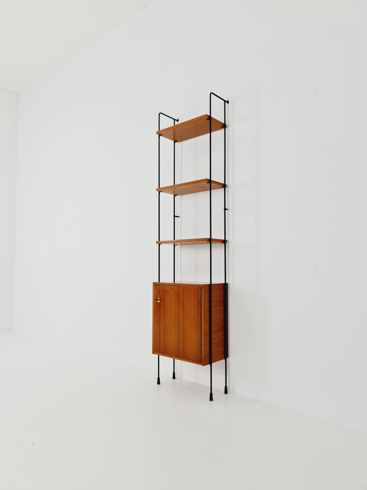 Mid century Teak shelving unit by Hilker for Omnia, Germany 1960s