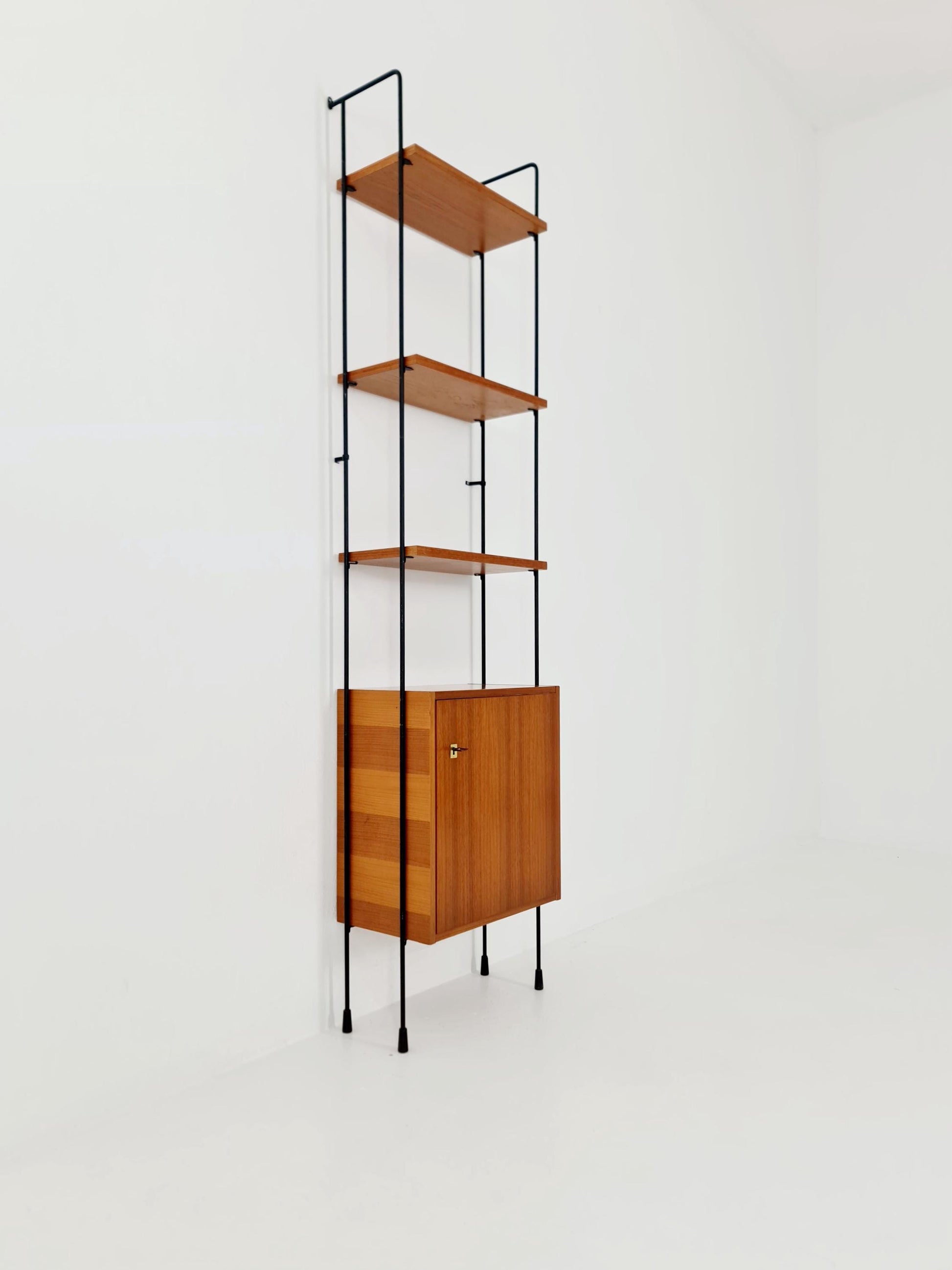 Mid century Teak shelving unit by Hilker for Omnia, Germany 1960s