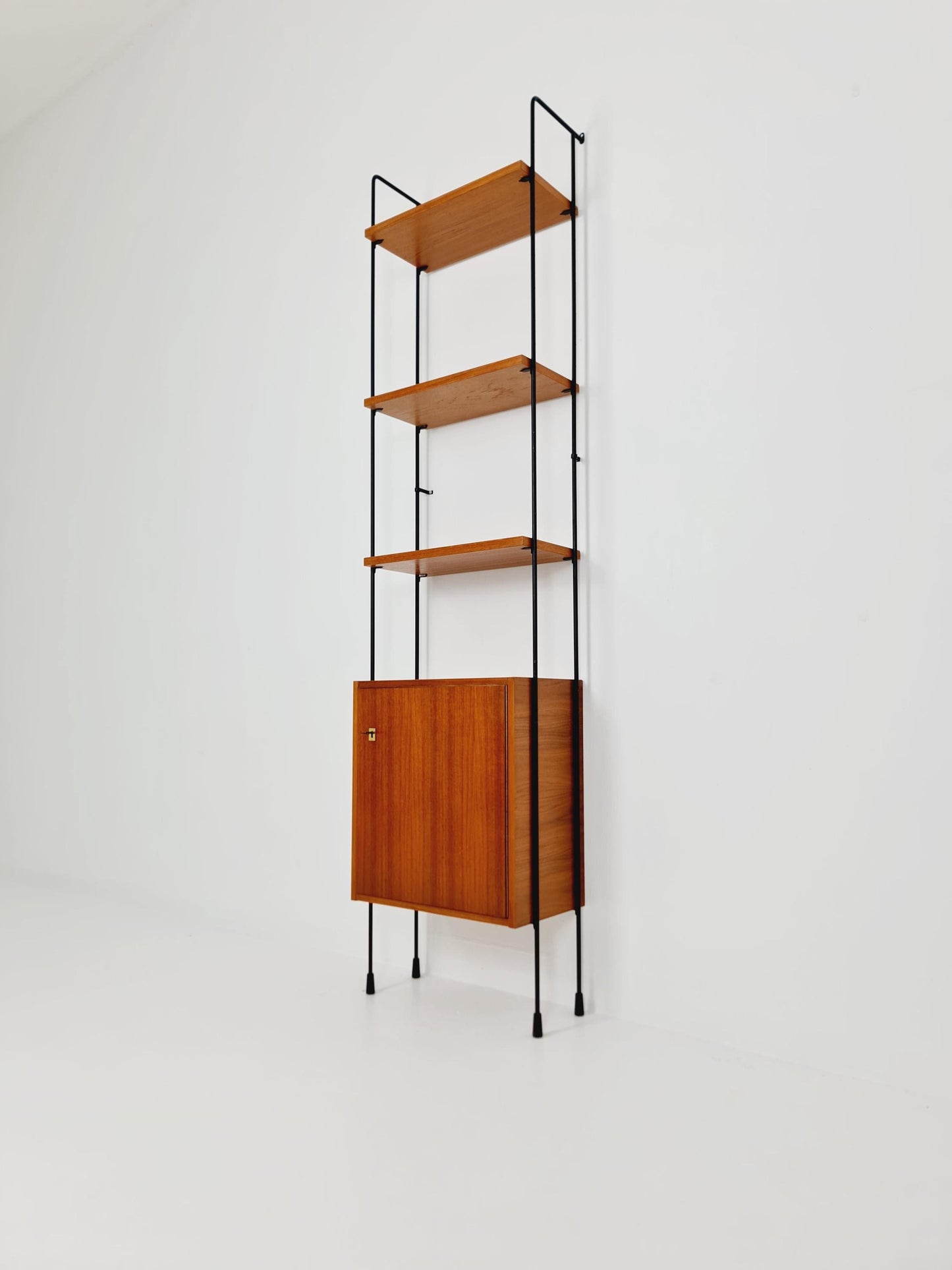 Mid century Teak shelving unit by Hilker for Omnia, Germany 1960s