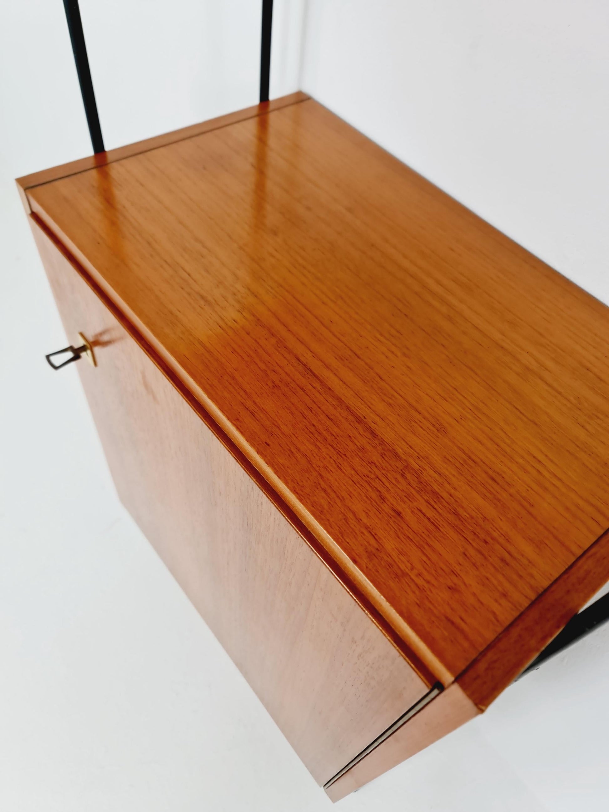 Mid century Teak shelving unit by Hilker for Omnia, Germany 1960s