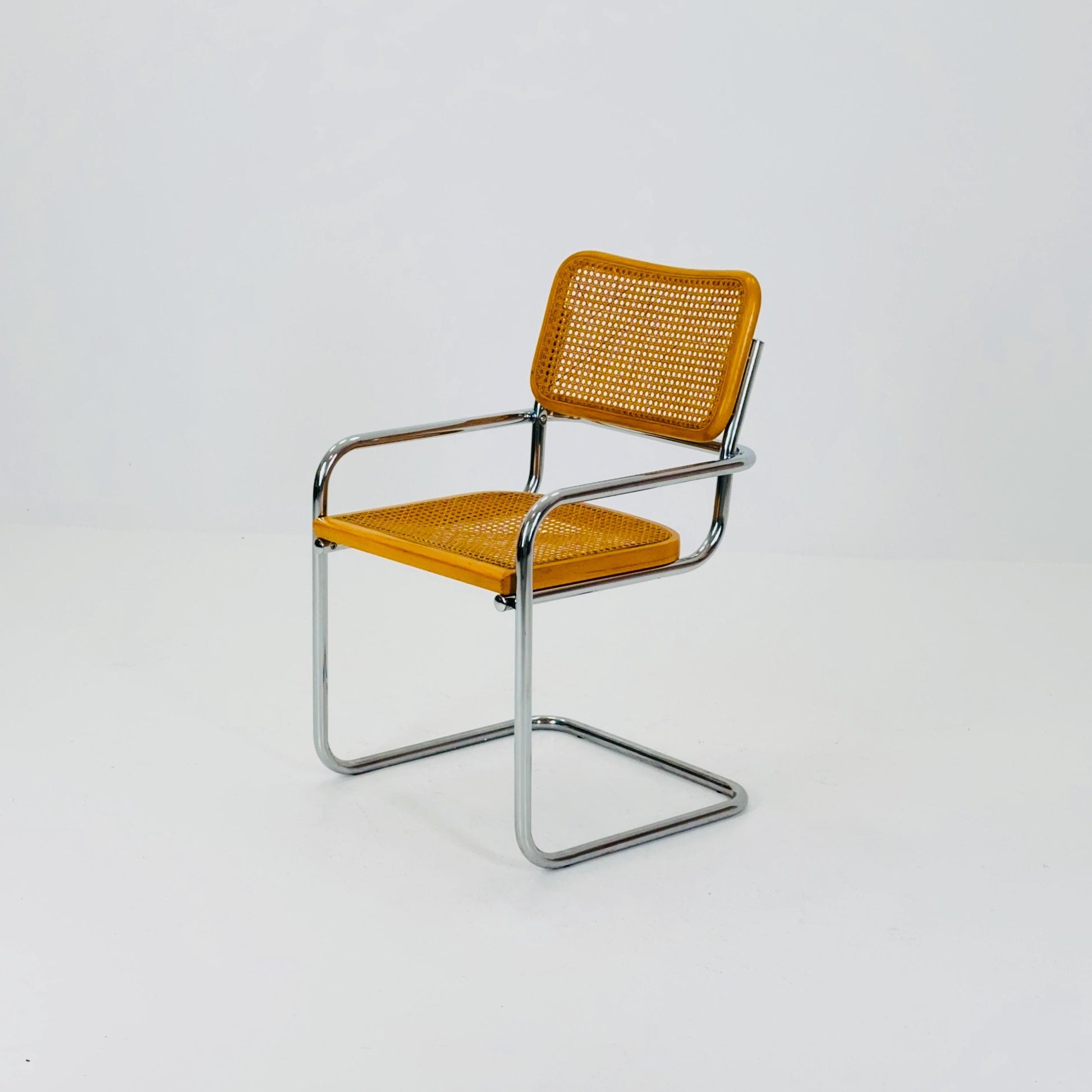 Mid century Cesca ArmChair designed by Marcel Breuer, 1970s Italy