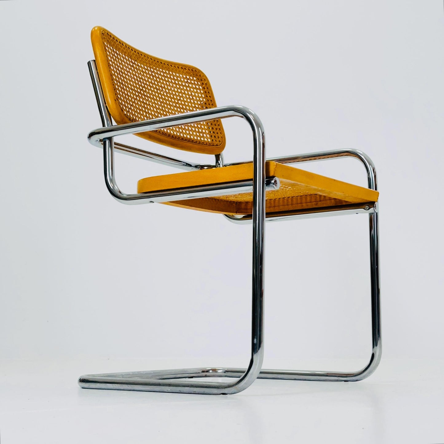 Mid century Cesca ArmChair designed by Marcel Breuer, 1970s Italy