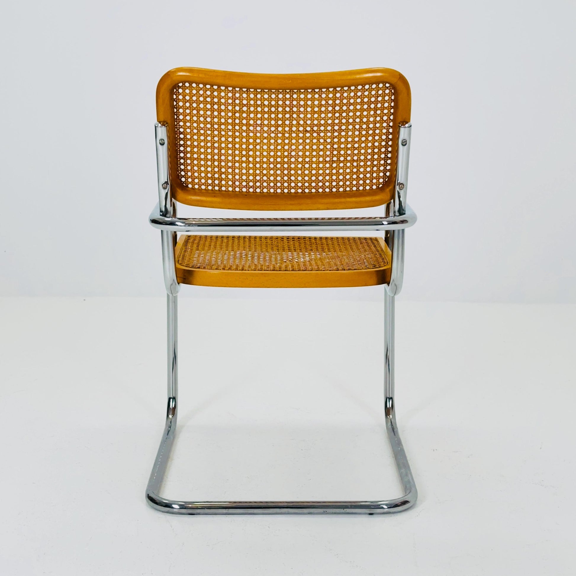 Mid century Cesca ArmChair designed by Marcel Breuer, 1970s Italy