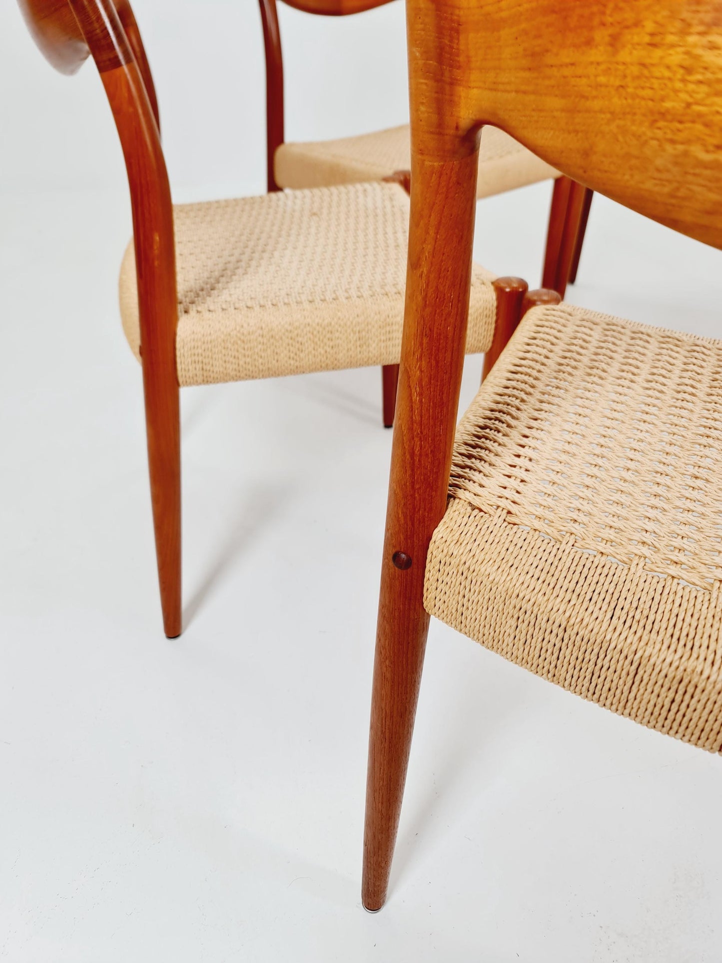 Rare MidCentury Danish Teak Dining Chairs Johannes Andersen for Uldum , 1960s, set of 6