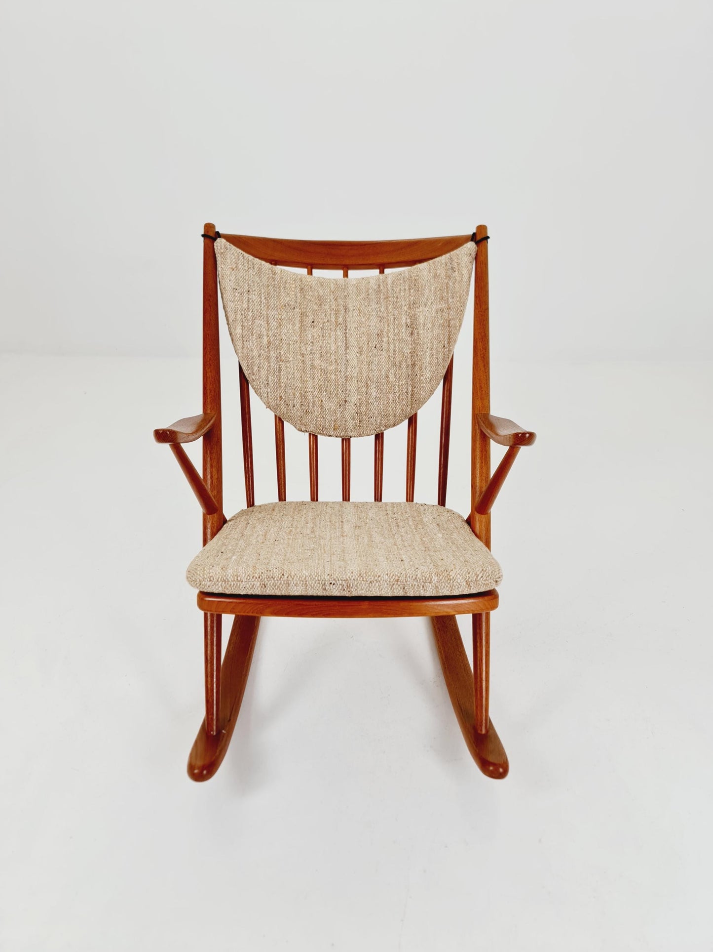 Danish teak Rocking Chair by Frank Reenskaug for Bramin, 1960s
