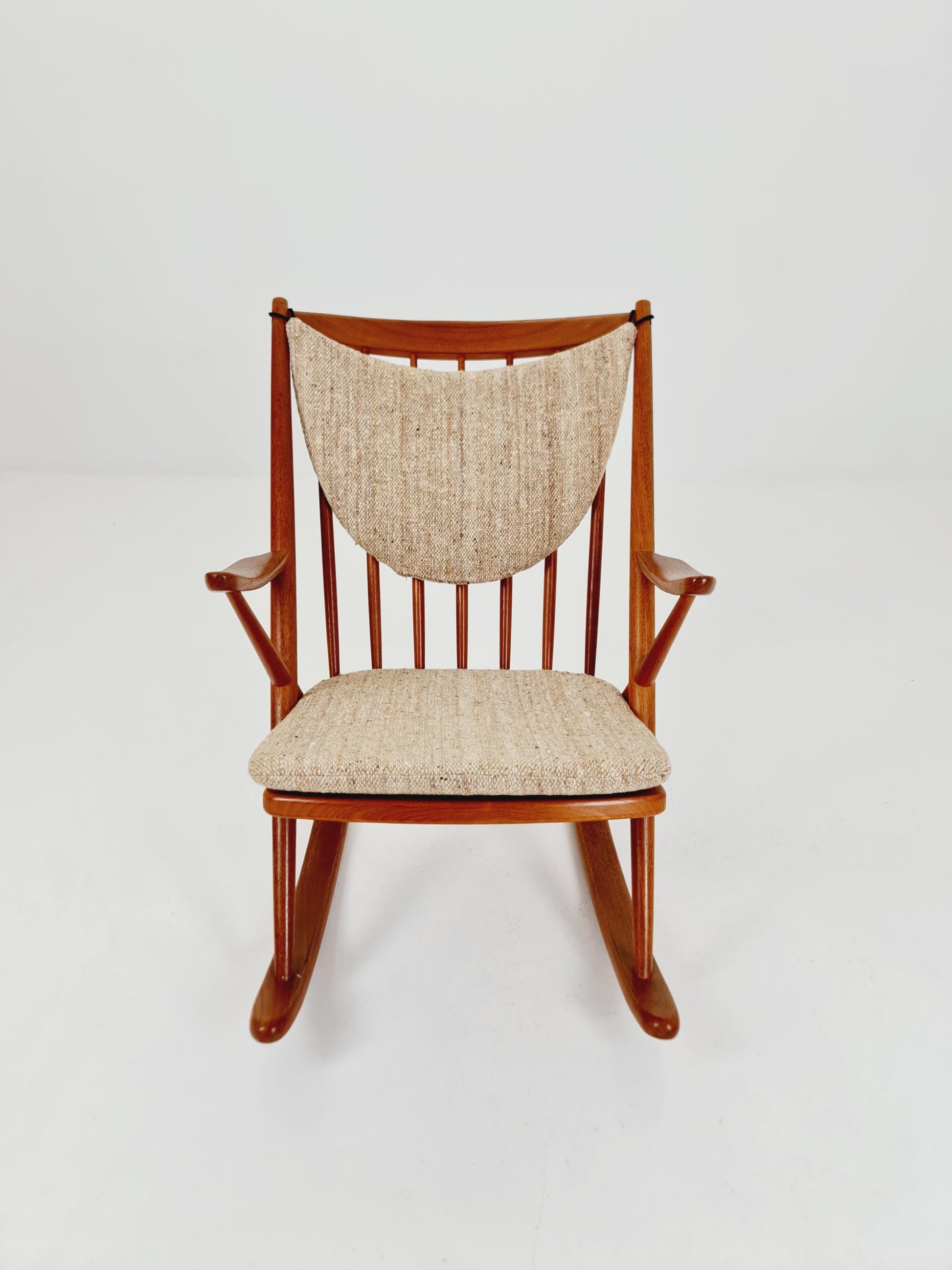 Danish teak Rocking Chair by Frank Reenskaug for Bramin, 1960s