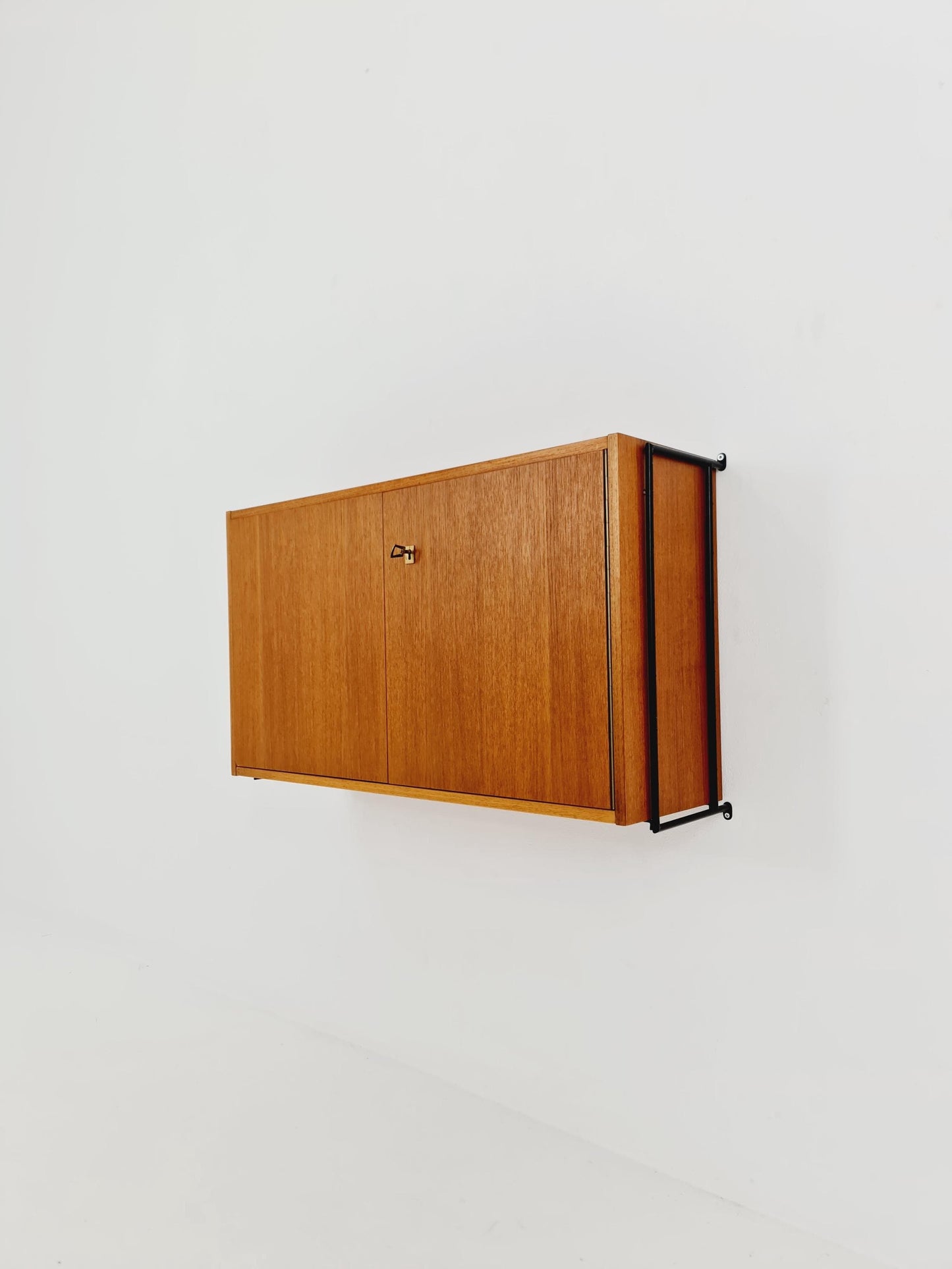 Mid century German teak hanging Cabinet, sideboard By Omnia , 1960s
