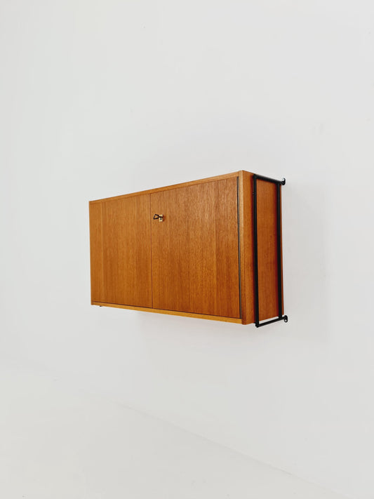 Mid century German teak hanging Cabinet, sideboard By Omnia , 1960s