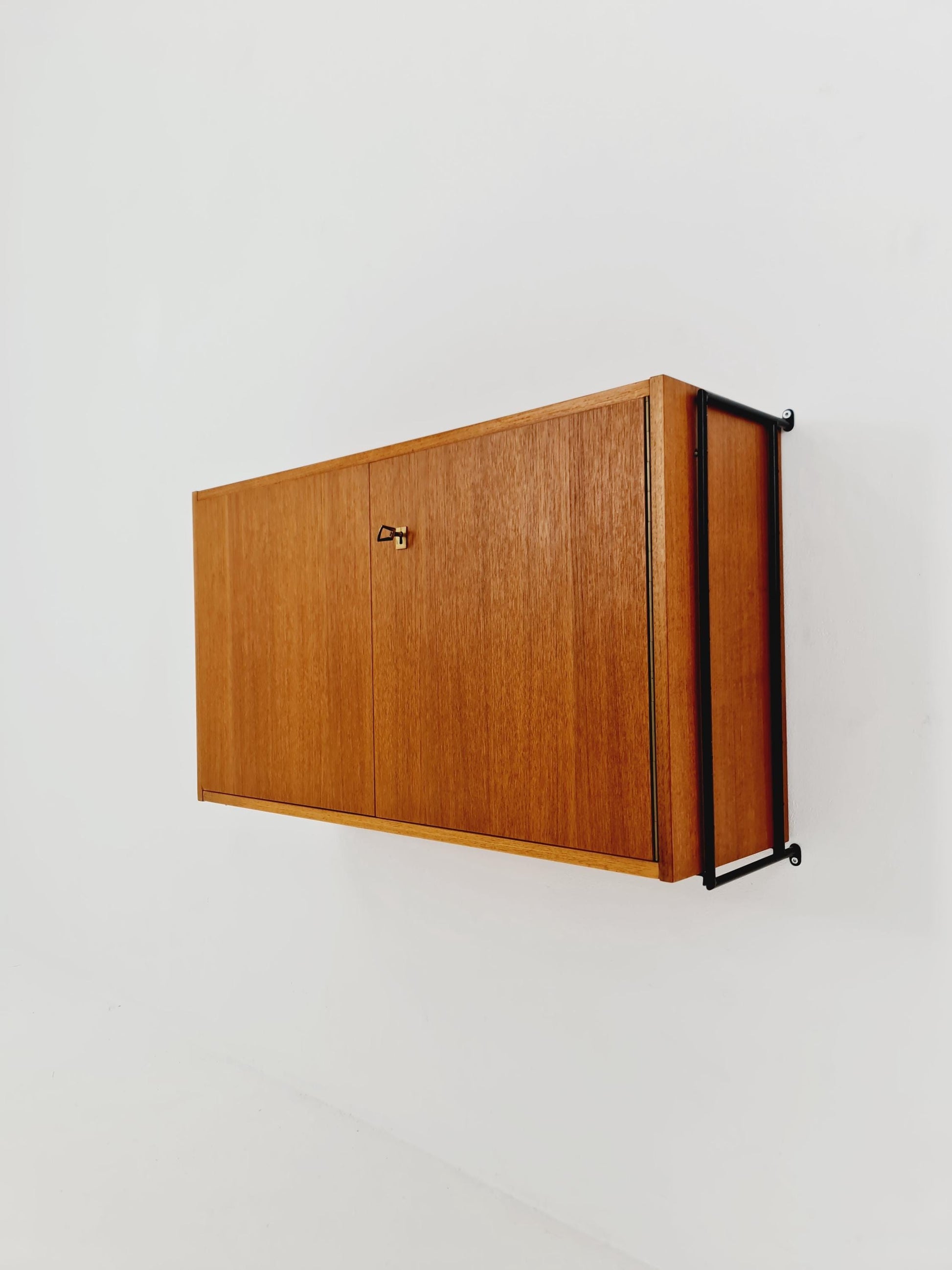 Mid century German teak hanging Cabinet, sideboard By Omnia , 1960s